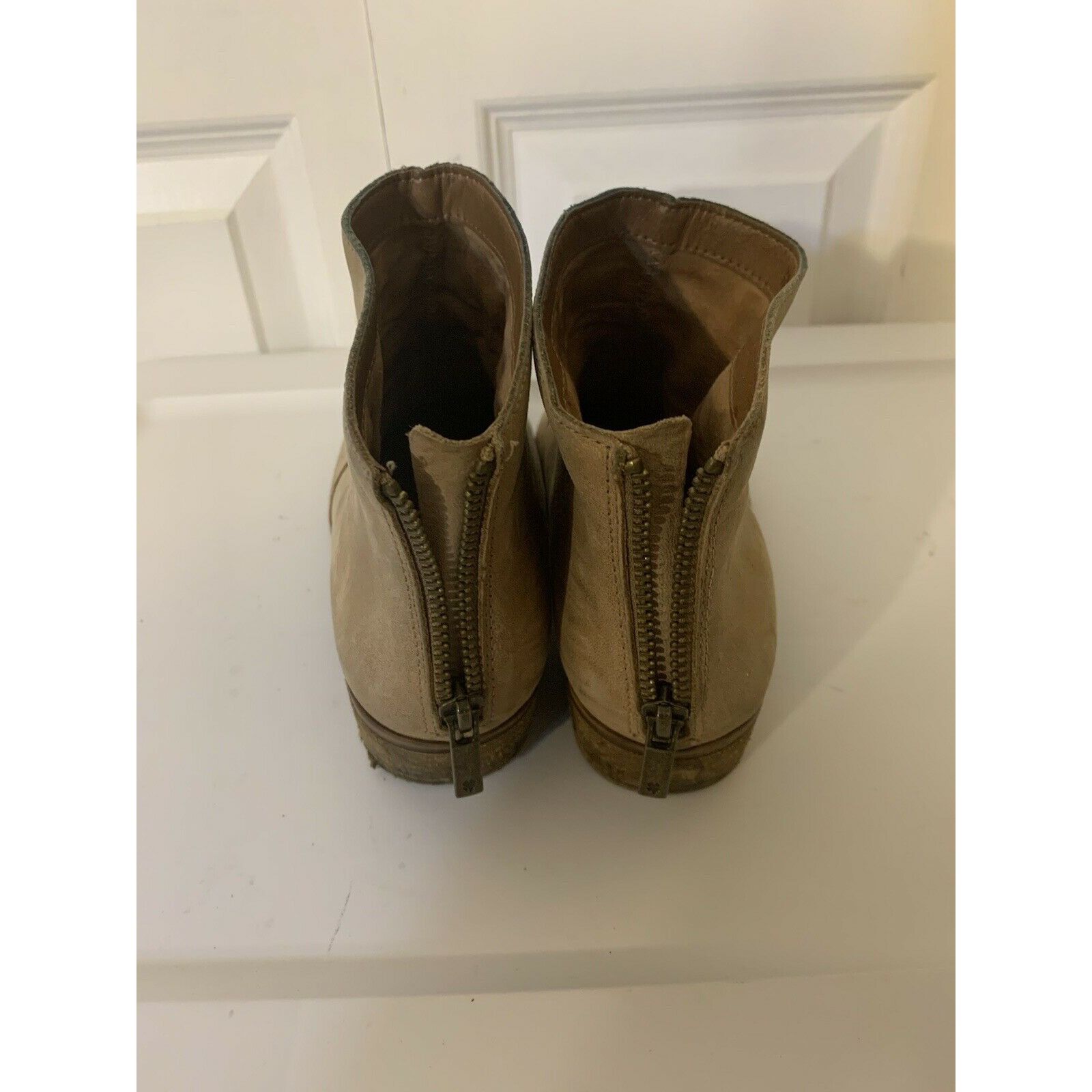 Lucky Brand Lucky Brand LP Binus Almond Toe Leather Booties Sz 7M Size US 7 / IT 37 - 10 Thumbnail