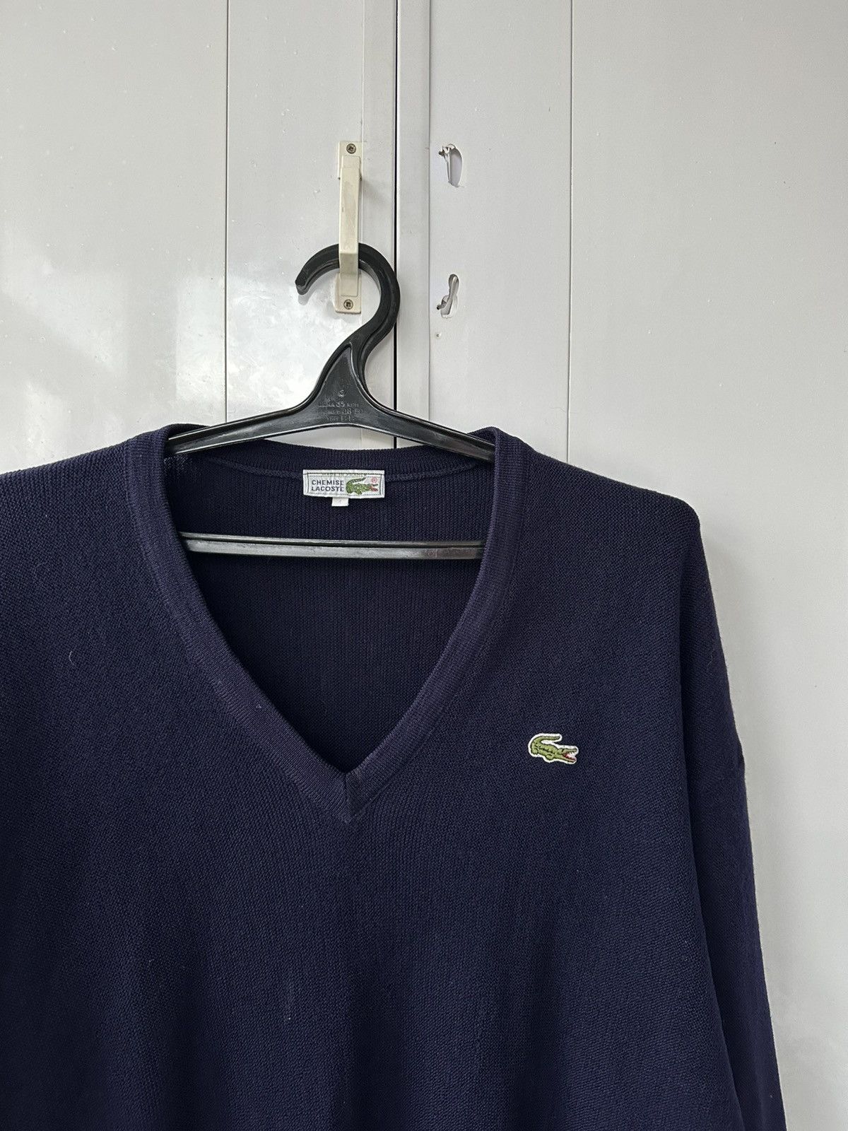 Lacoste 🇫🇷 Vintage Chemise Cardigan Lacoste Made in France Size US L / EU 52-54 / 3 - 3 Thumbnail