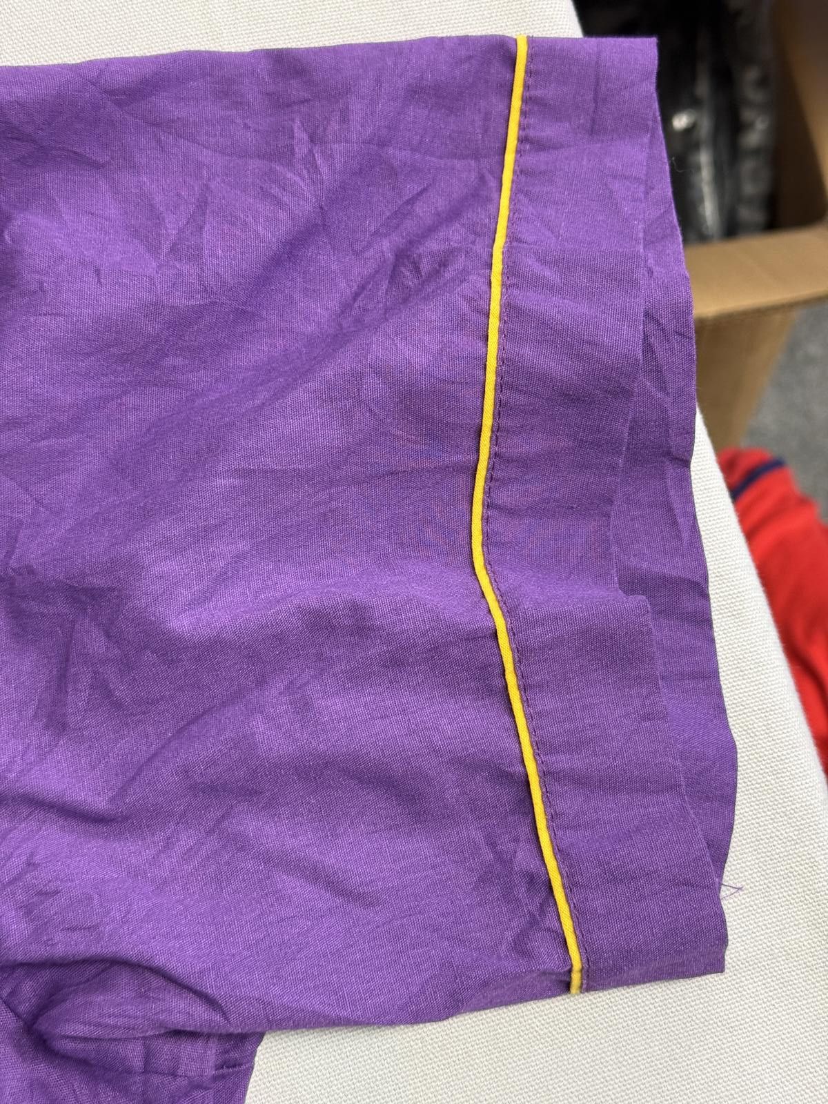 Other Vintage Bowling Collar Button Up Hilton Purple & Gold XXL Size US XXL / EU 58 / 5 - 8 Thumbnail