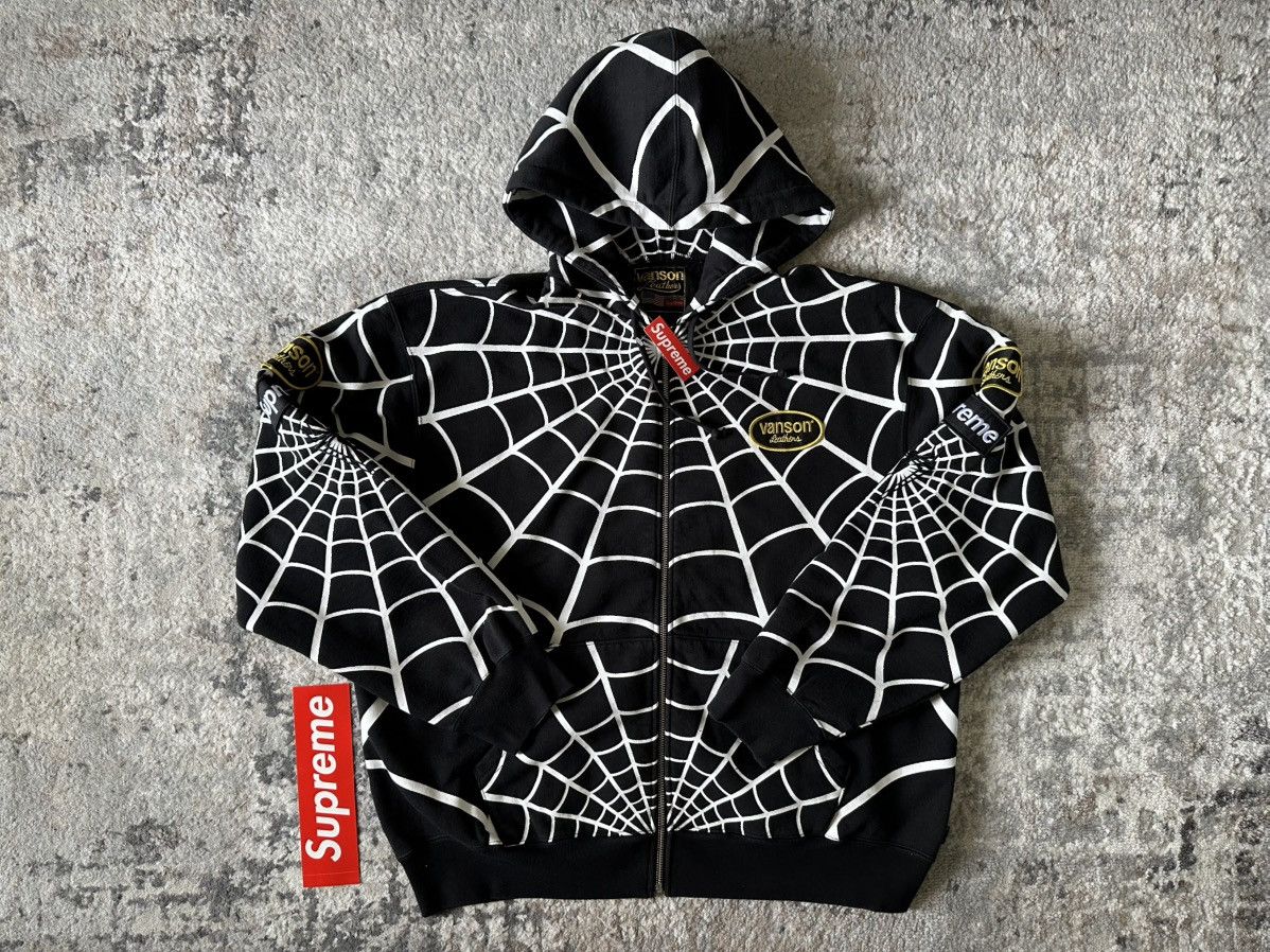 Supreme SUPREME SPIDER WEB HOODIE | Grailed