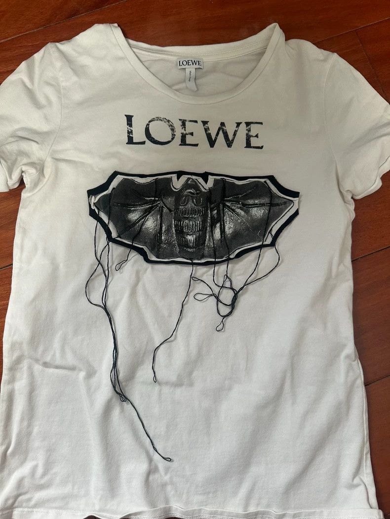 Loewe LOEWE White bat shirt Size XS / US 0-2 / IT 36-38 - 1 Thumbnail