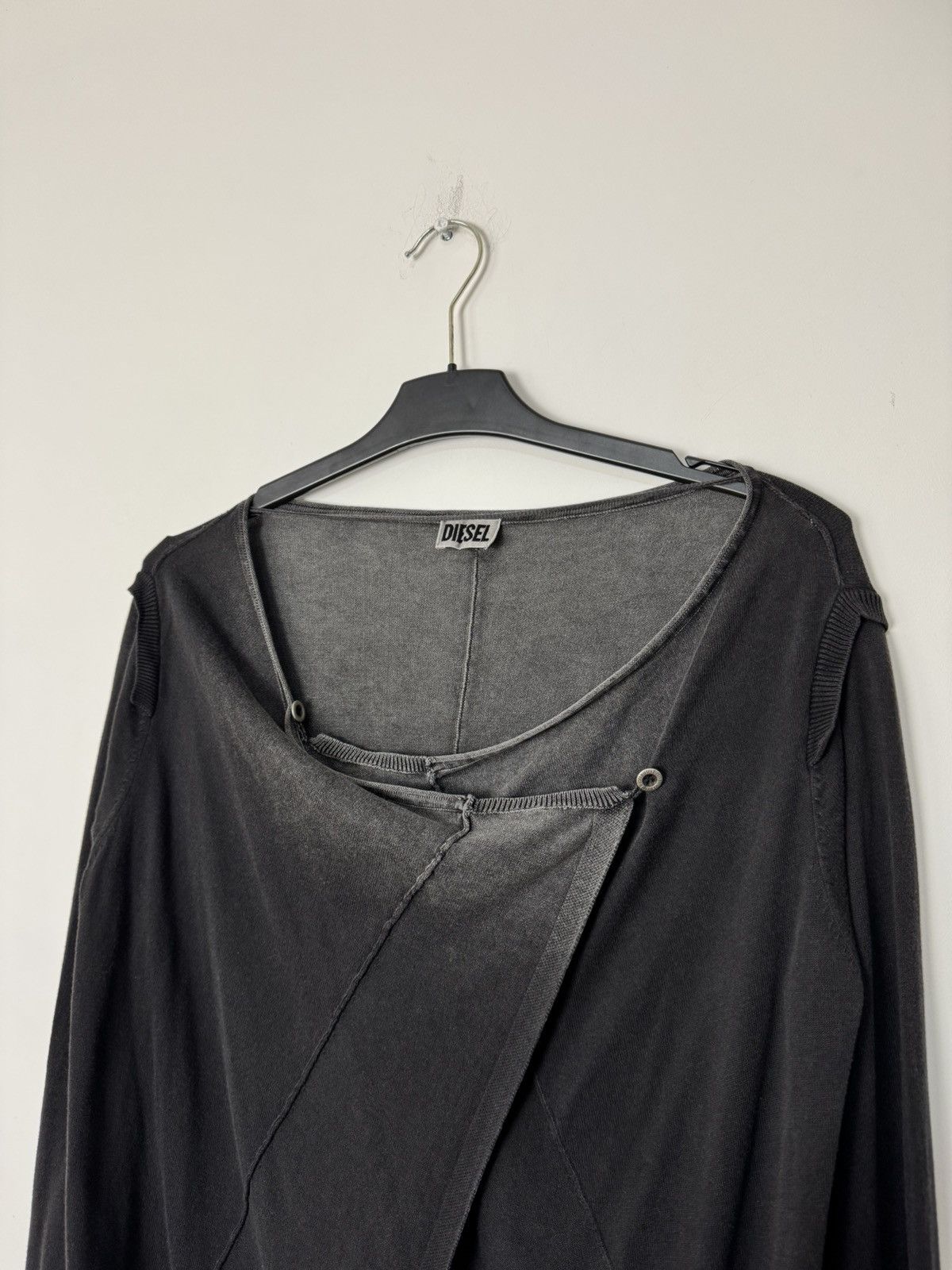 Diesel Avant Garde Diesel long sleeve black faded archive style Size S / US 4 / IT 40 - 3 Thumbnail