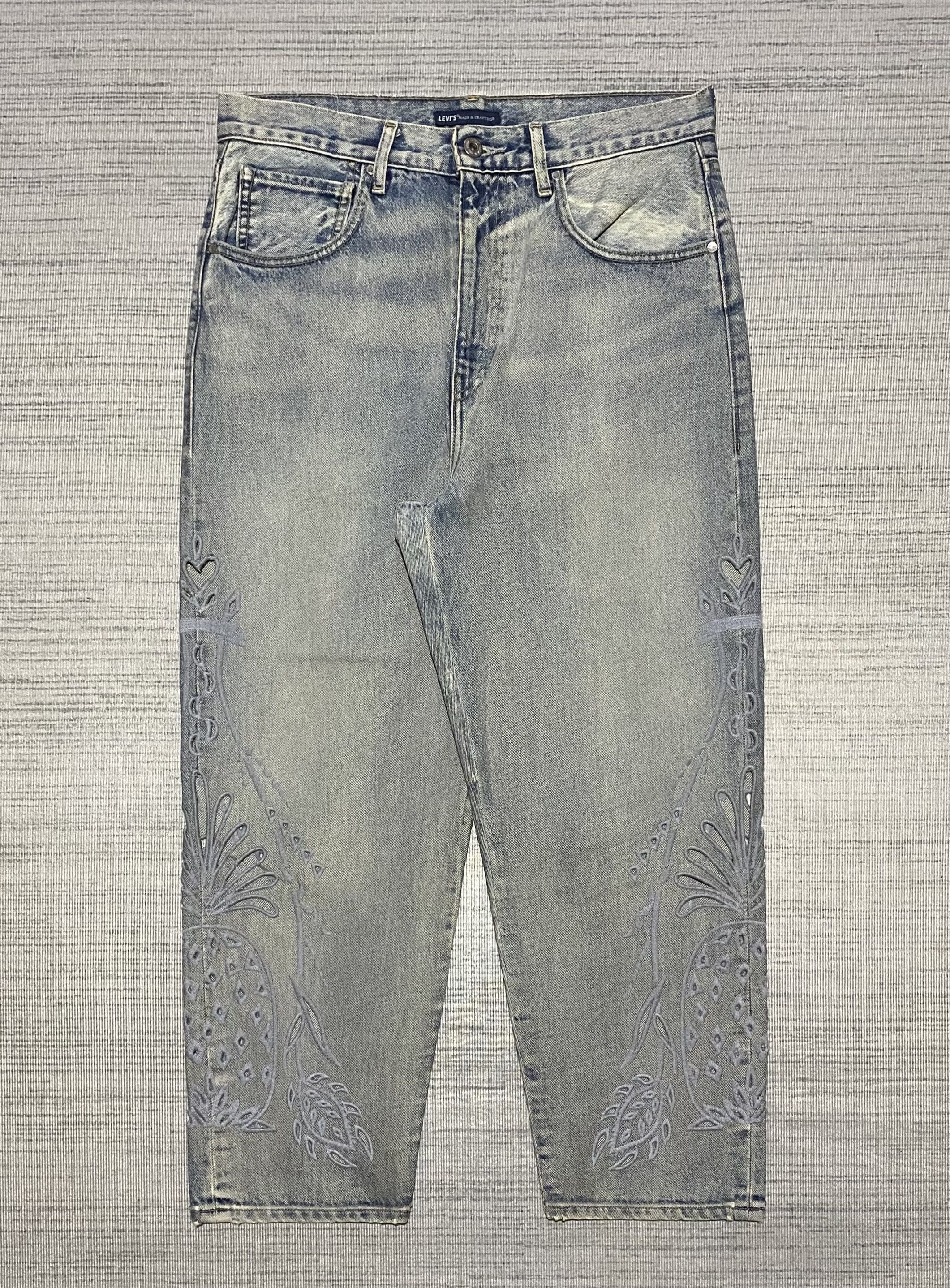 Levi's LEVI’S Made&Crafted BARREL CROP Loose wide JEANS Size 30" / US 8 / IT 44 - 1 Thumbnail