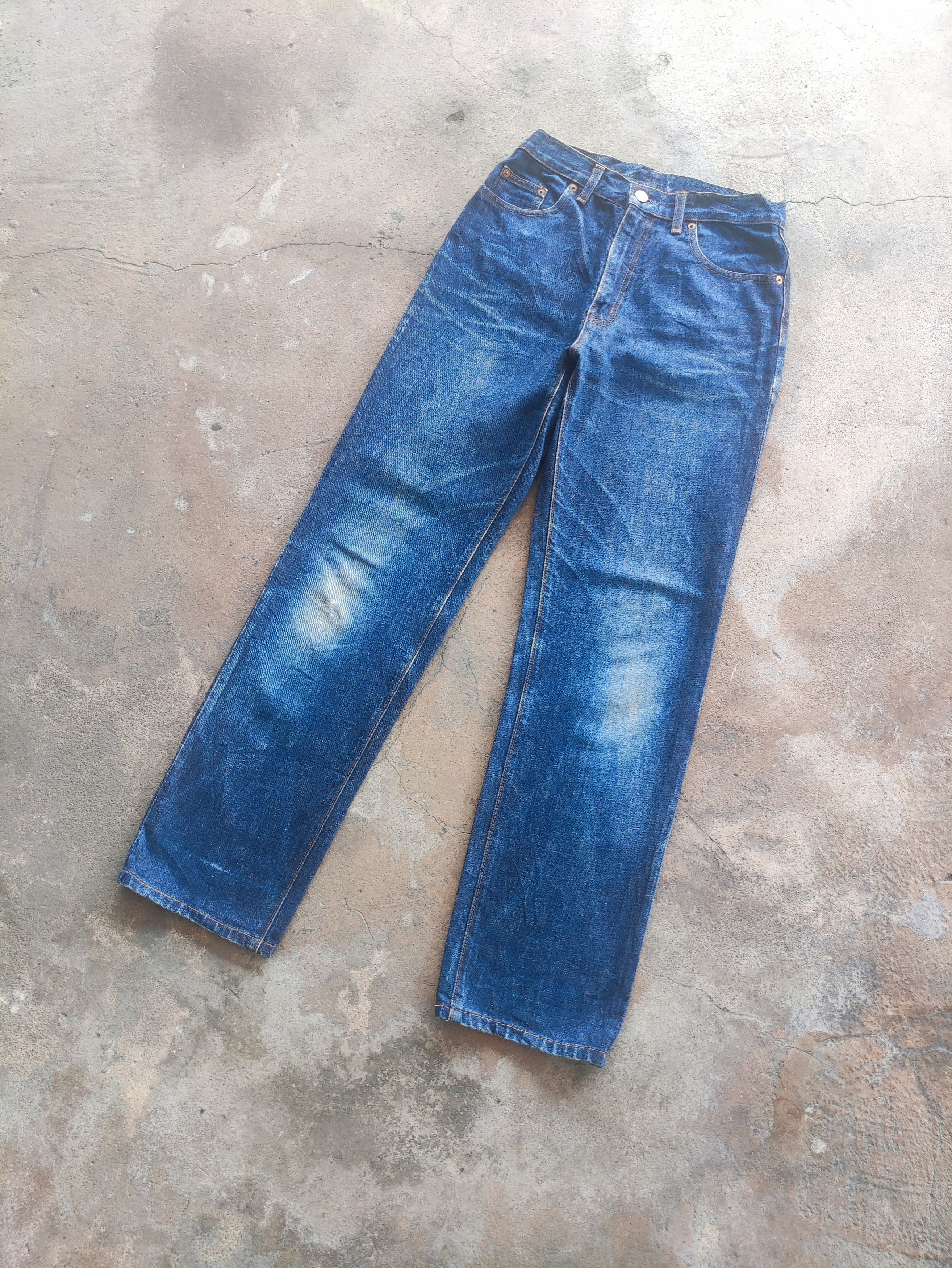 Japanese Brand × Jean Vintage Japanese Brappers Faded Denim Pants W29x30 Size US 29 - 1 Thumbnail