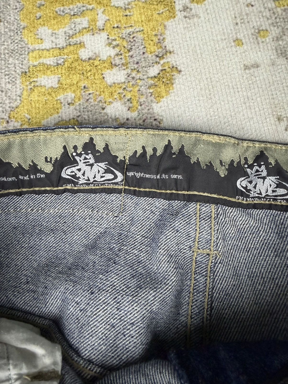 Hook-Ups Vintage 90s PNB Nation Baggy Carpenter Denim Size US 33 - 6 Thumbnail