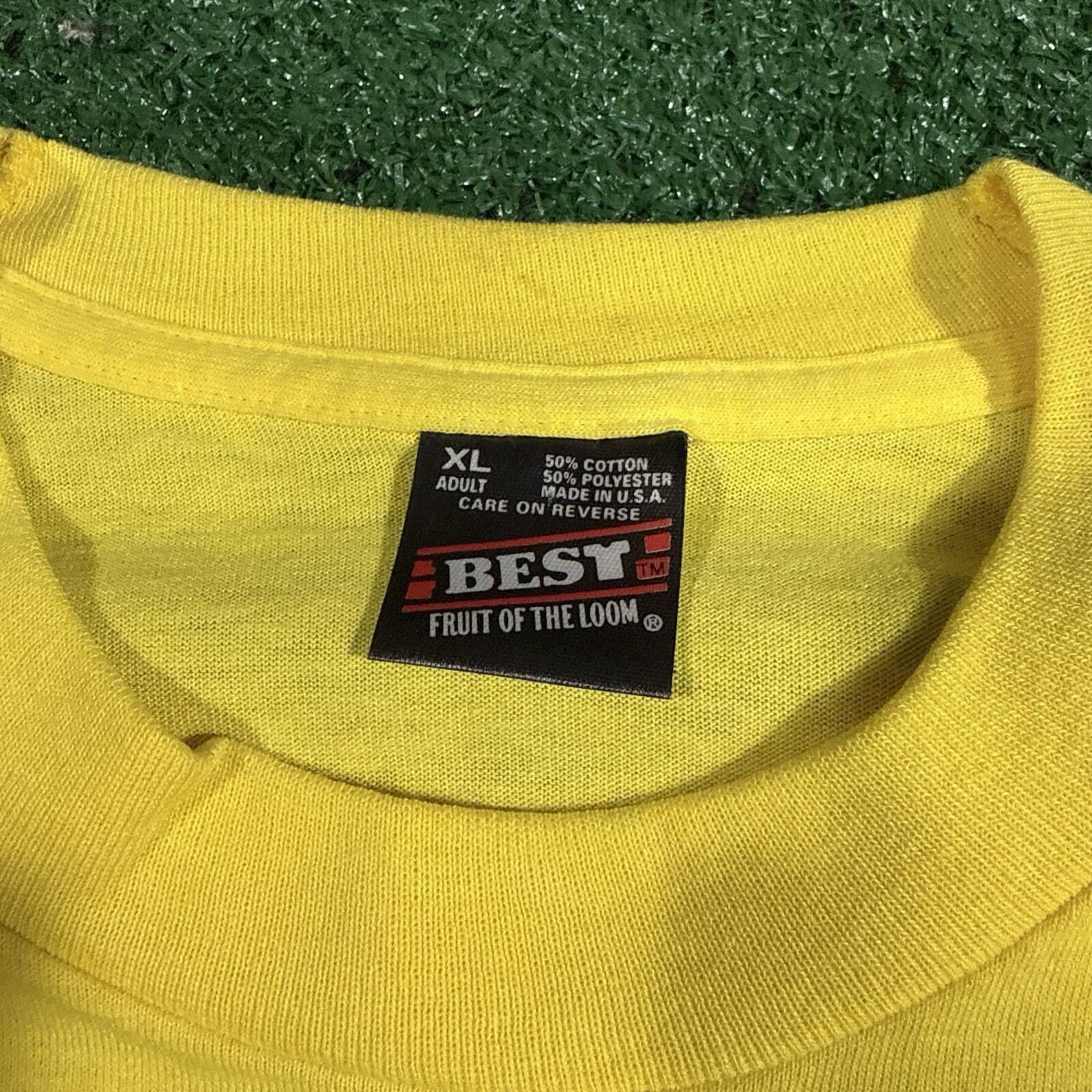 Fruit Of The Loom Vintage 80s San Diego Chargers Charger T-Shirt XL Yellow Size US XL / EU 56 / 4 - 6 Thumbnail