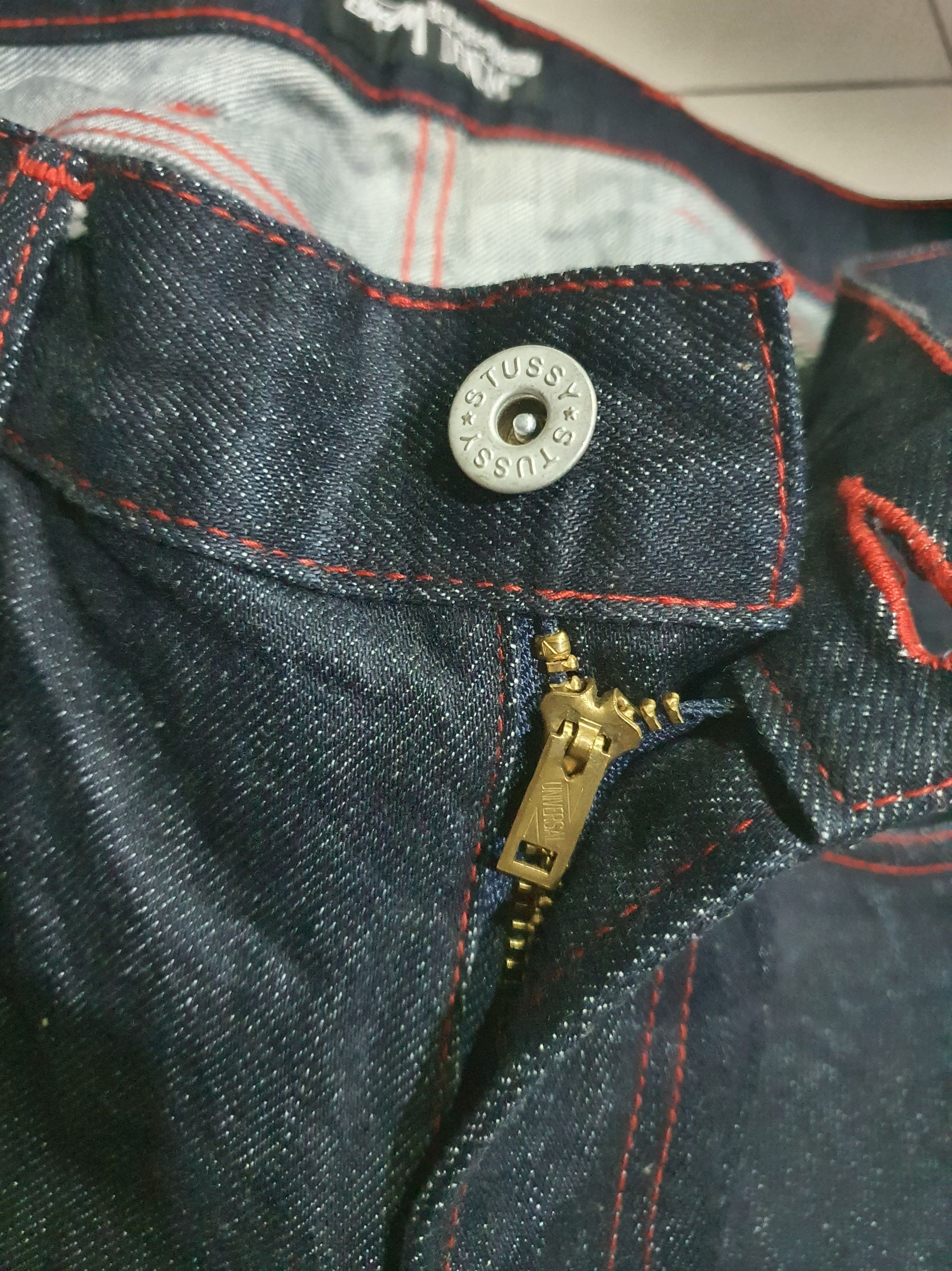 Rare!🔥 Vintage Stussy × Futura Laboratories Denim Jeans