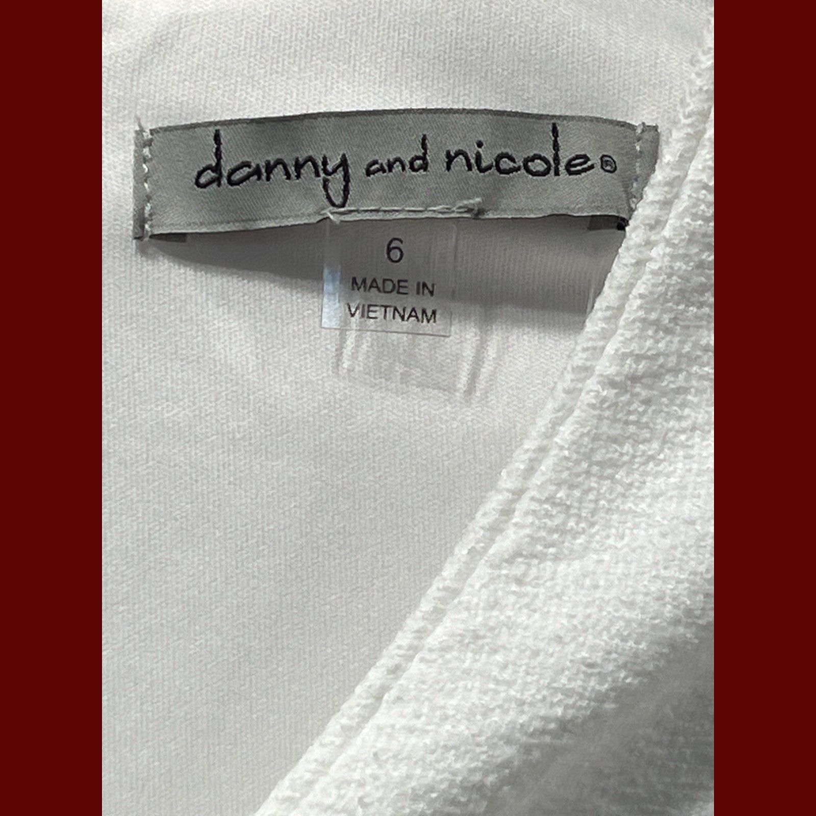 Other Danny And Nicole - Women's Sleeveless Fit + Flare Dress - Iv Size M / US 6-8 / IT 42-44 - 10 Thumbnail