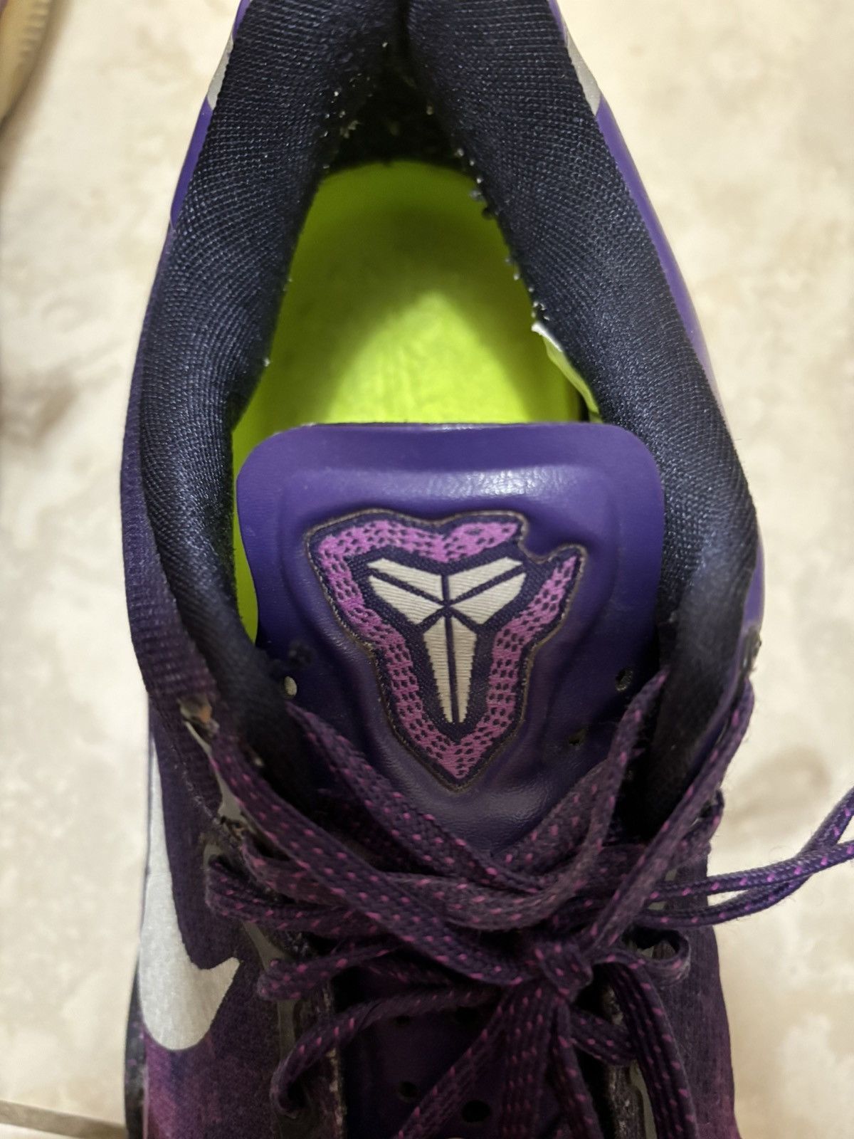 Nike Rare Nike Kobe 8 Playoffs Purple Platinum Shoes Size 9.5 Size US 9.5 / EU 42-43 - 15 Thumbnail