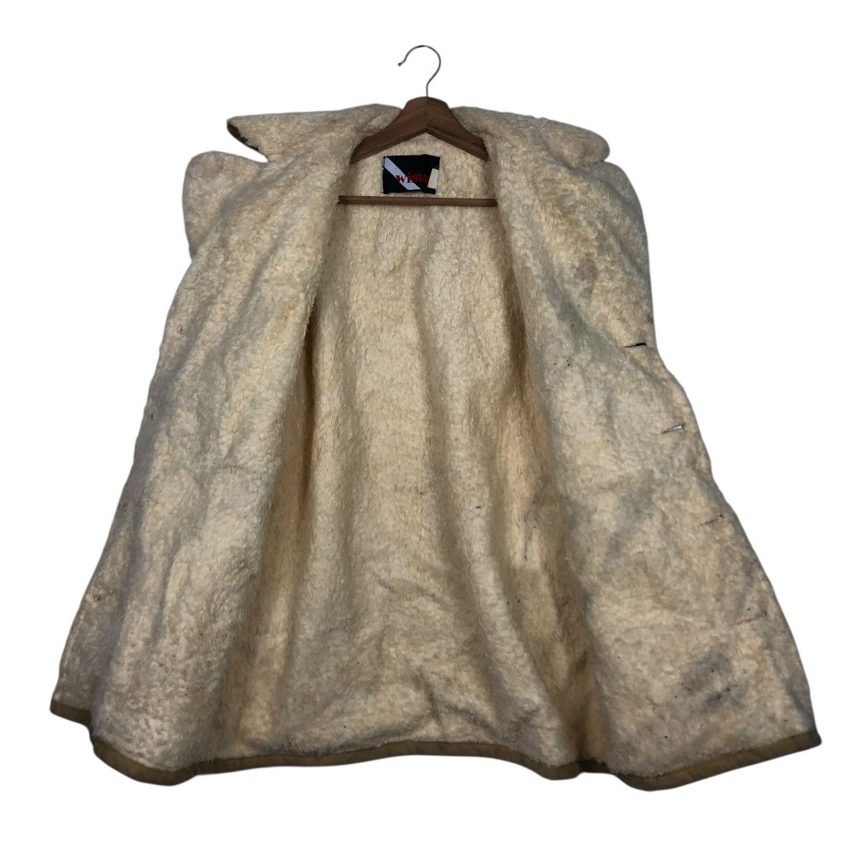 Vintage 🔥VINTAGE SUEDE LEATHER WIMAN BLANKET FUR ISSEY MIYAKE Size US M / EU 48-50 / 2 - 15 Thumbnail
