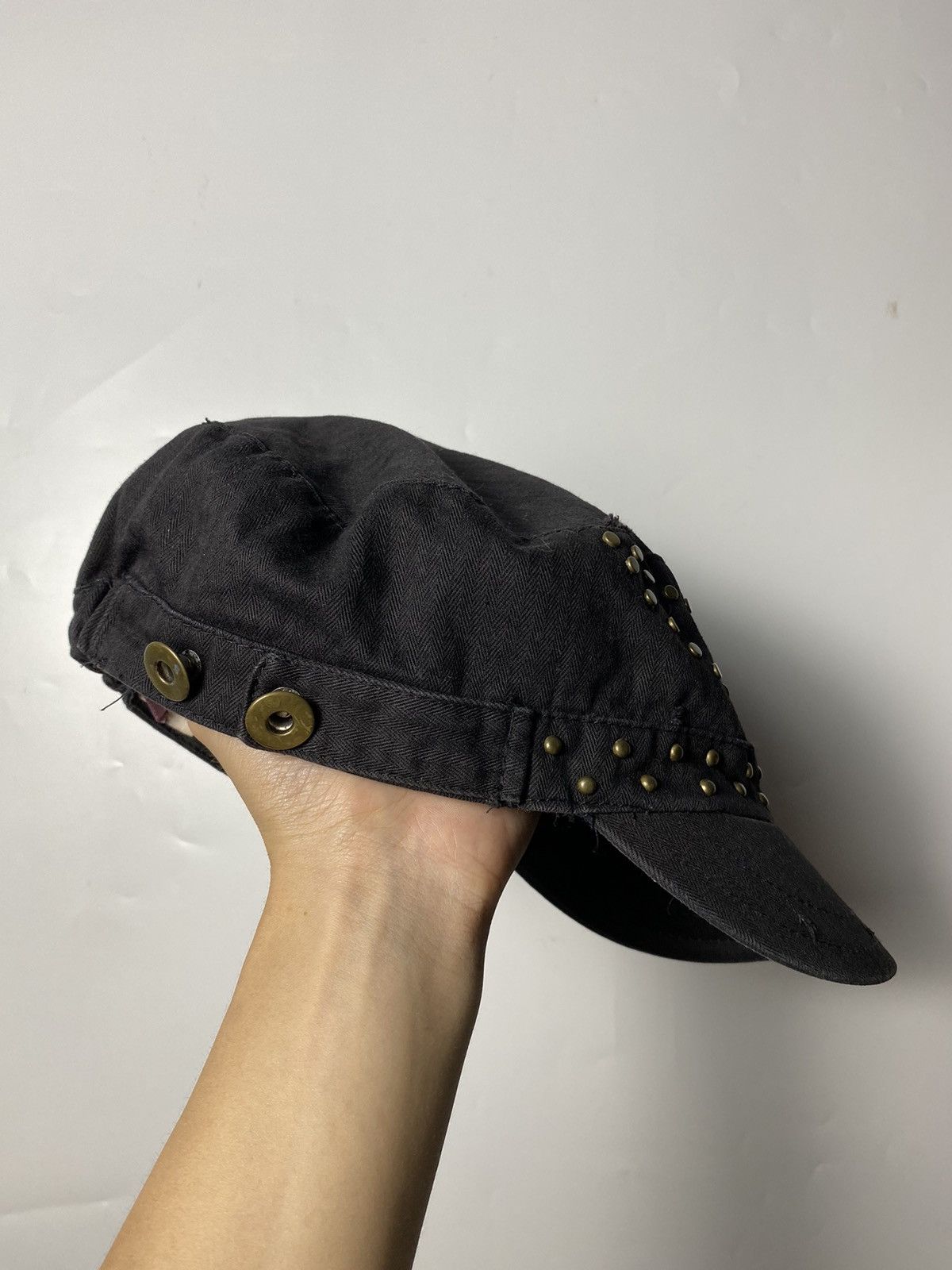 If Six Was Nine × Japanese Brand × KMRii studded cadet hat commando Size 30 - 6 Thumbnail