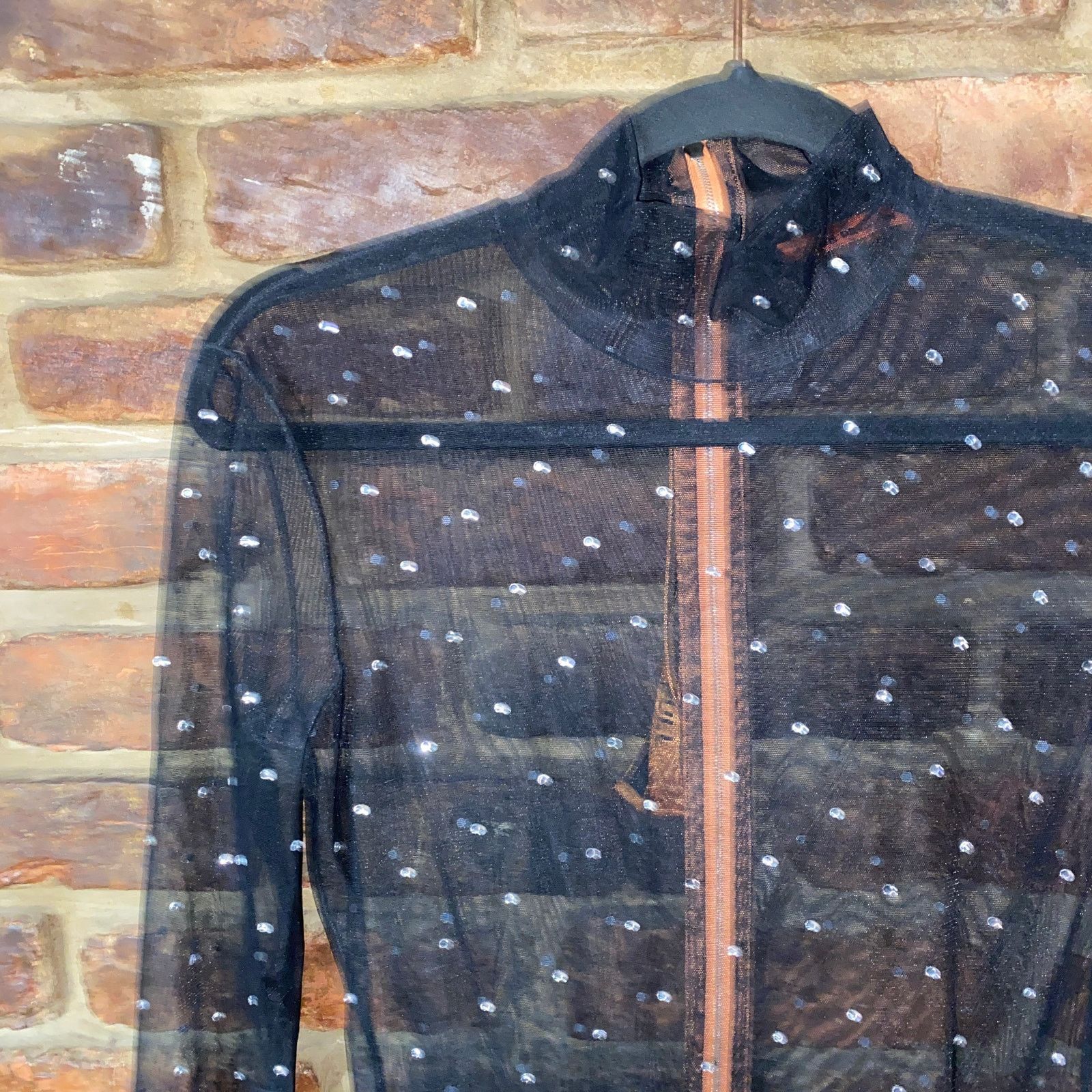 Heron Preston Heron Preston Rhinestone Mesh Leather Wool Mini Dress Small Size S / US 4 / IT 40 - 3 Thumbnail