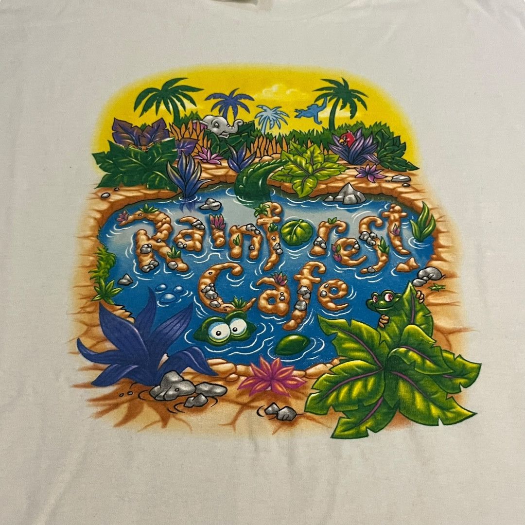 Vintage VINTAGE Rainforest Cafe T Shirt y2k Size US L / EU 52-54 / 3 - 2 Thumbnail