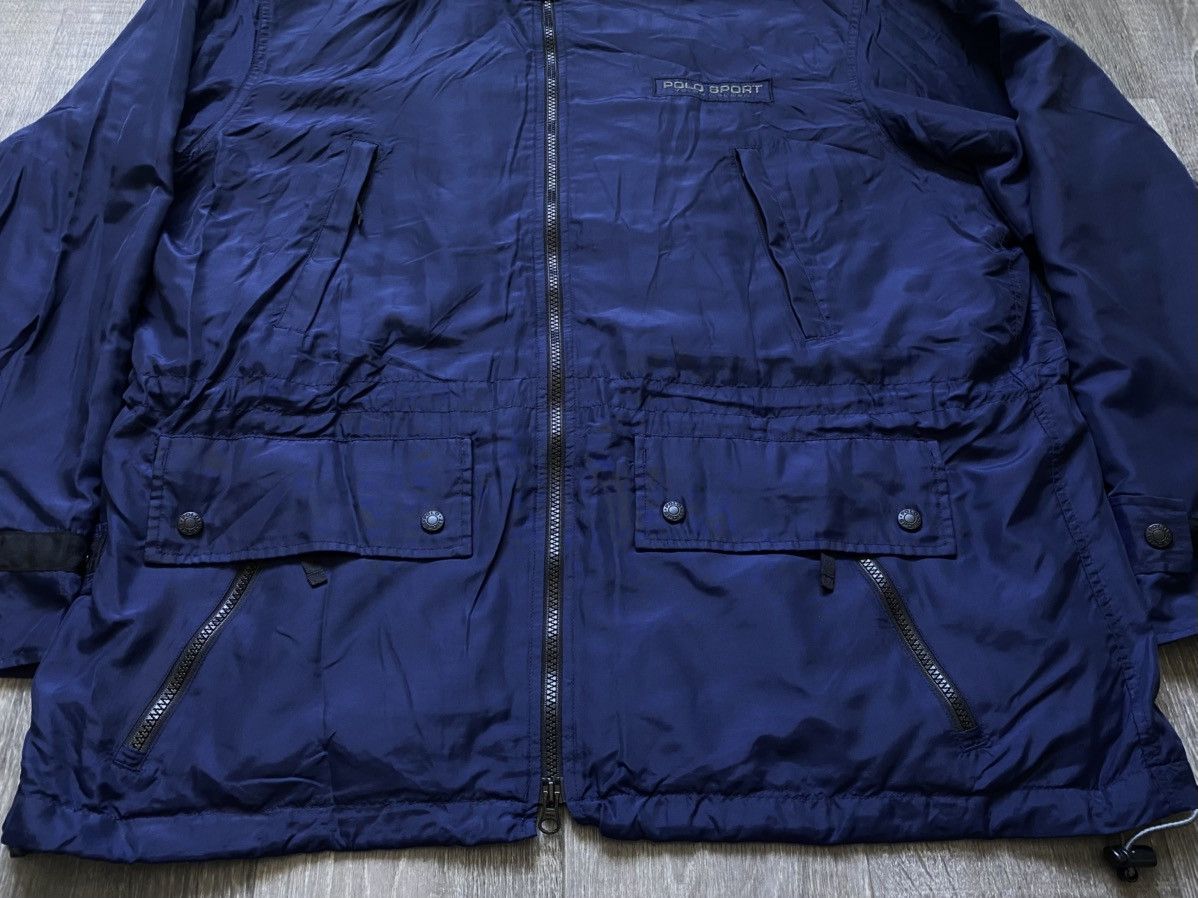 Polo Ralph Lauren Polo Sport Ralph Lauren Shimmer Navy Nylon Jacket Adjustable Size US L / EU 52-54 / 3 - 8 Thumbnail