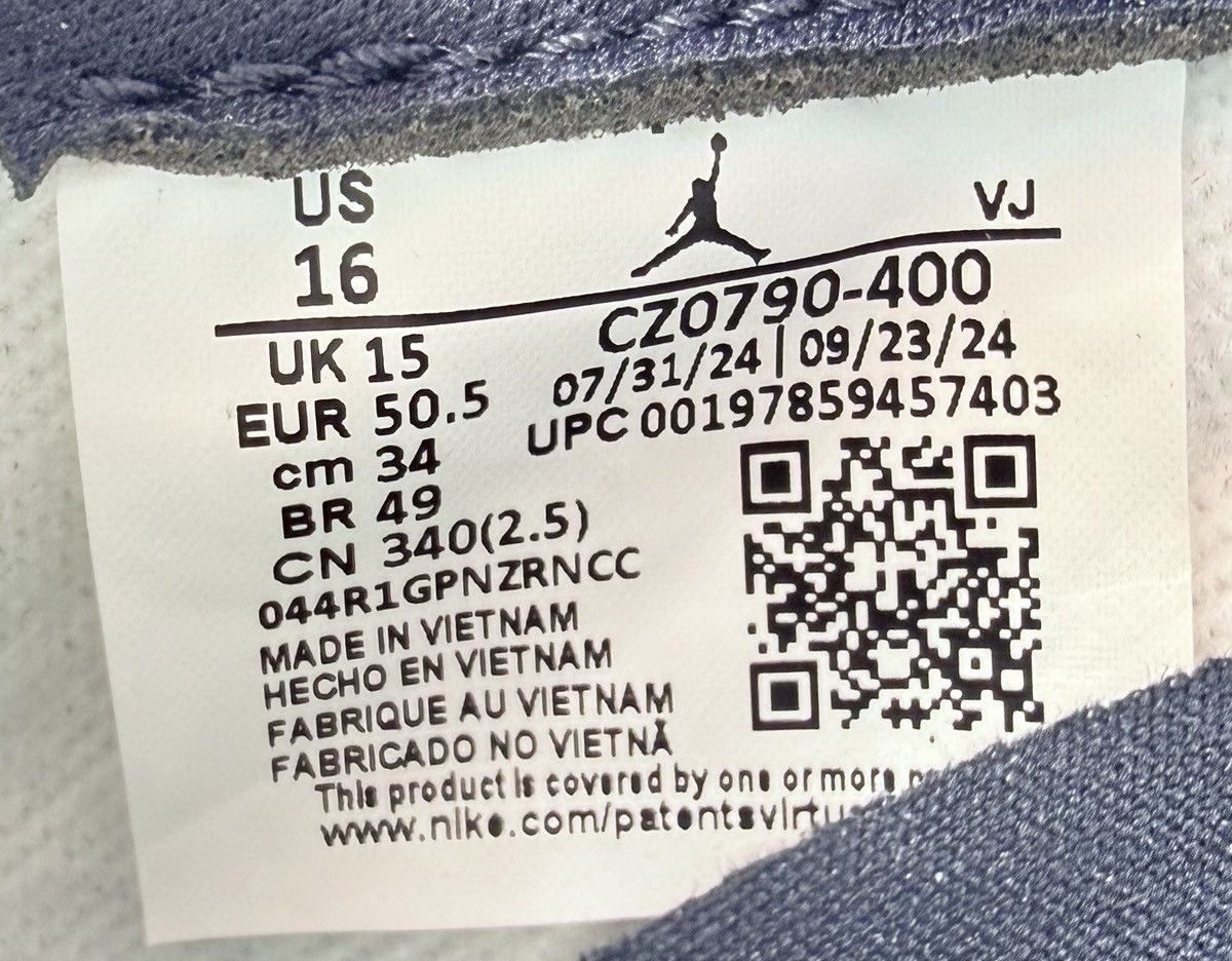 Nike Nike Air Jordan 1 Retro OG Low "Obsidian UNC" Size 16 Size US 15 / EU 48 - 7 Thumbnail