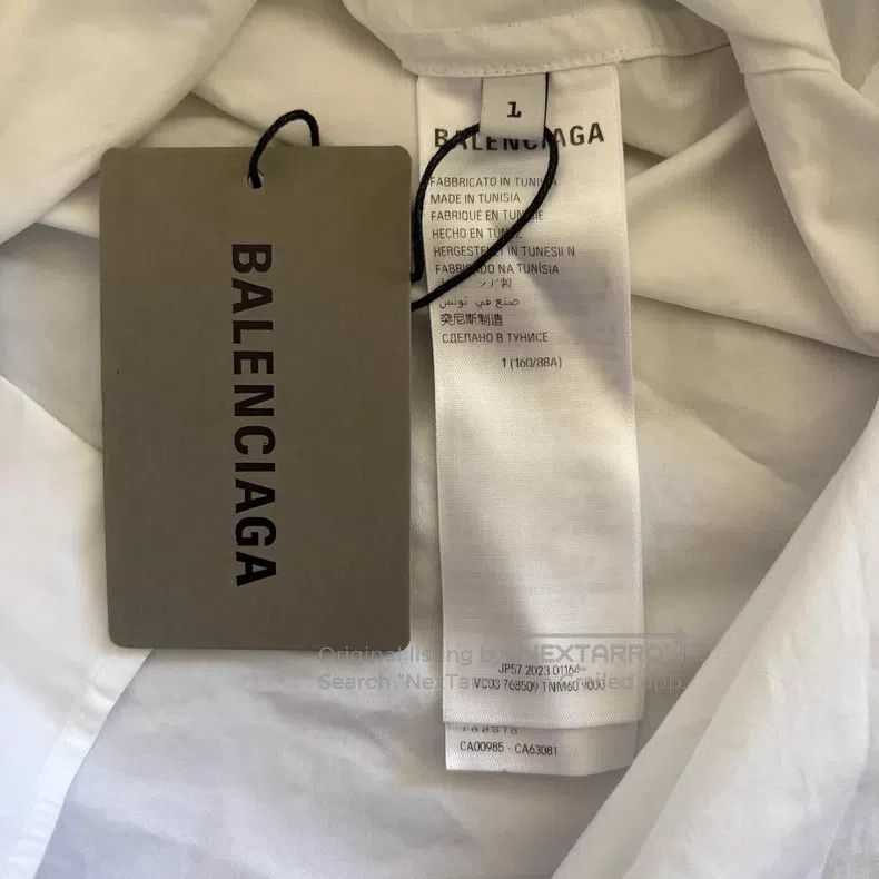 Balenciaga Balenciaga White Shirt Size US S / EU 44-46 / 1 - 4 Thumbnail