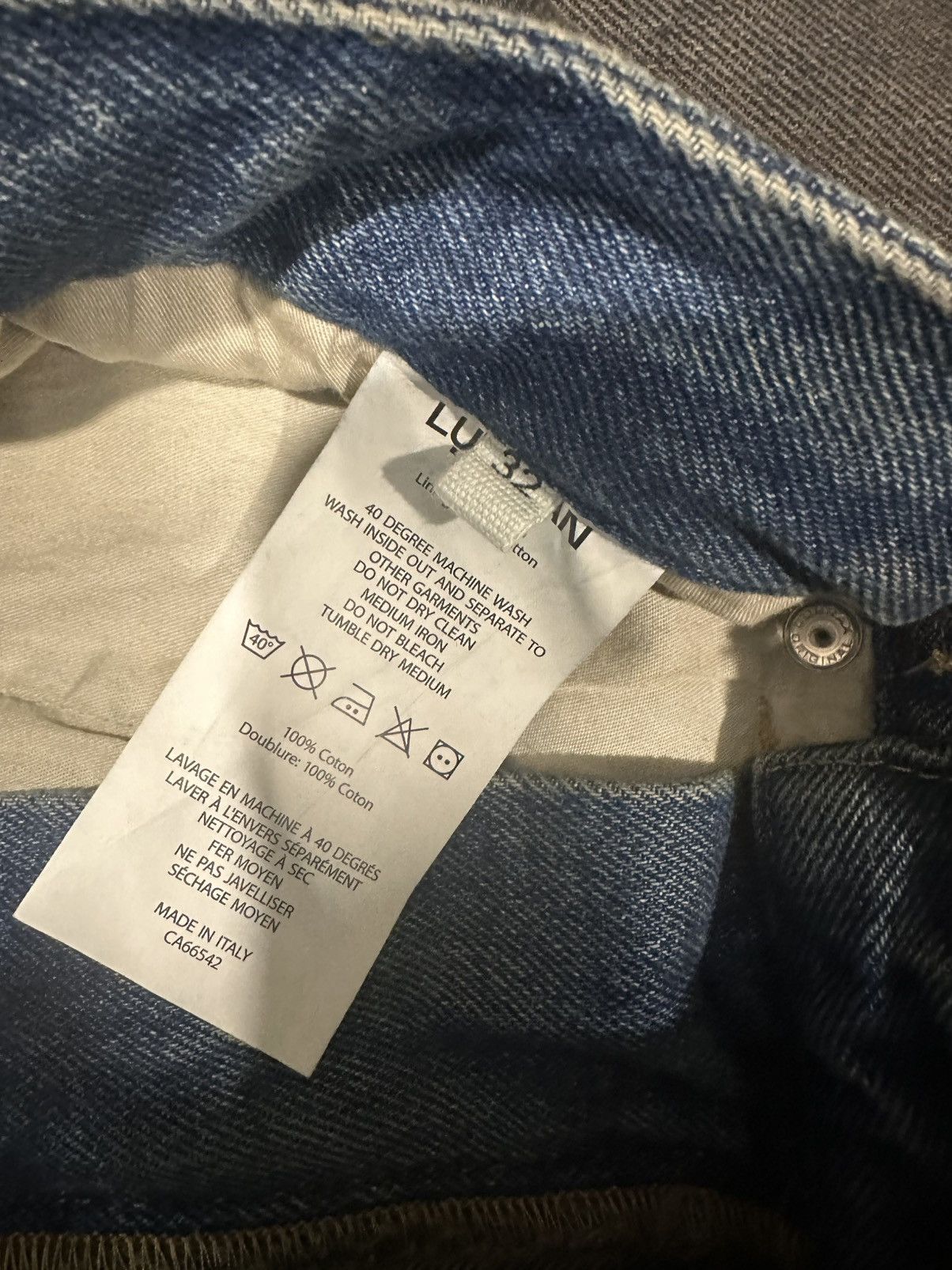 LUU DAN Lu’u Dan Blue Dumpster Denim Jeans Size US 32 / EU 48 - 6 Thumbnail