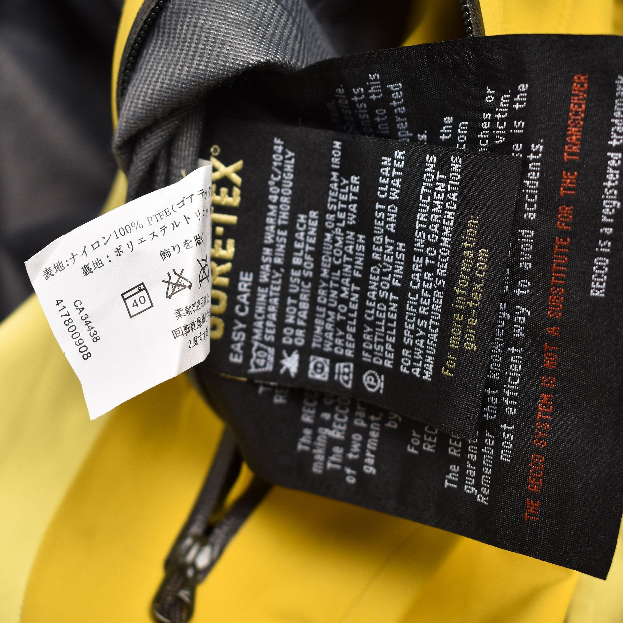 Arc'teryx RARE* ARC'TERYX STINGRAY GORE-TEX YELLOW RECCO SHELL JACKET Size S / US 4 / IT 40 - 6 Thumbnail
