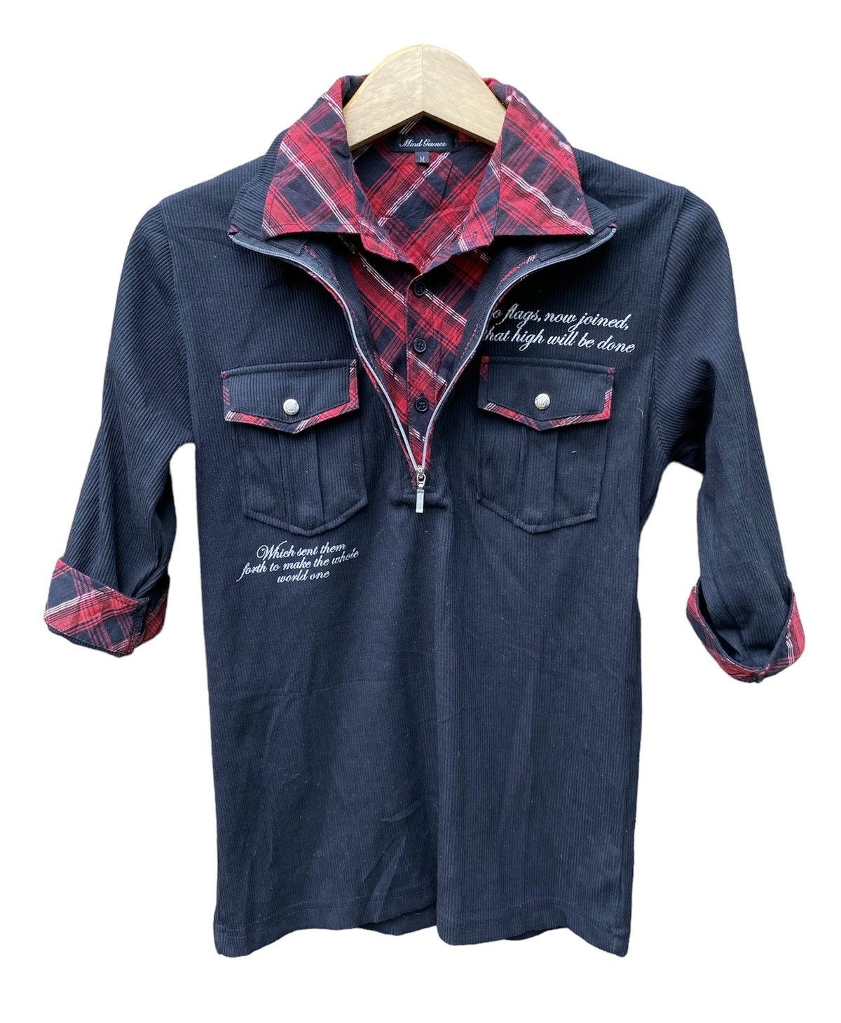 PPFM Mind games poem double layers polo shirts lgb style Size US M / EU 48-50 / 2 - 1 Thumbnail