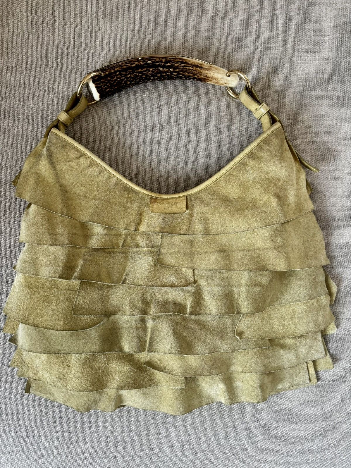 Yves Saint Laurent Beige Yves Saint Laurent Mombasa Saint Tropez Hobo Size ONE SIZE - 4 Thumbnail