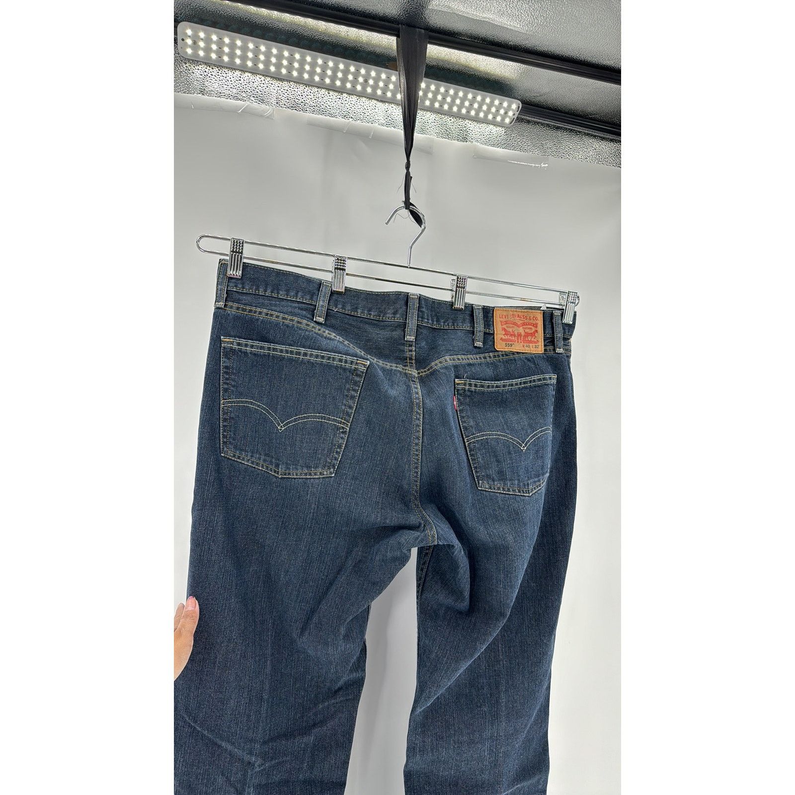 Levi's Levi's 559™ RELAXED STRAIGHT FIT MEN'S JEANS 40x32 dark wash Size US 40 / EU 56 - 7 Thumbnail