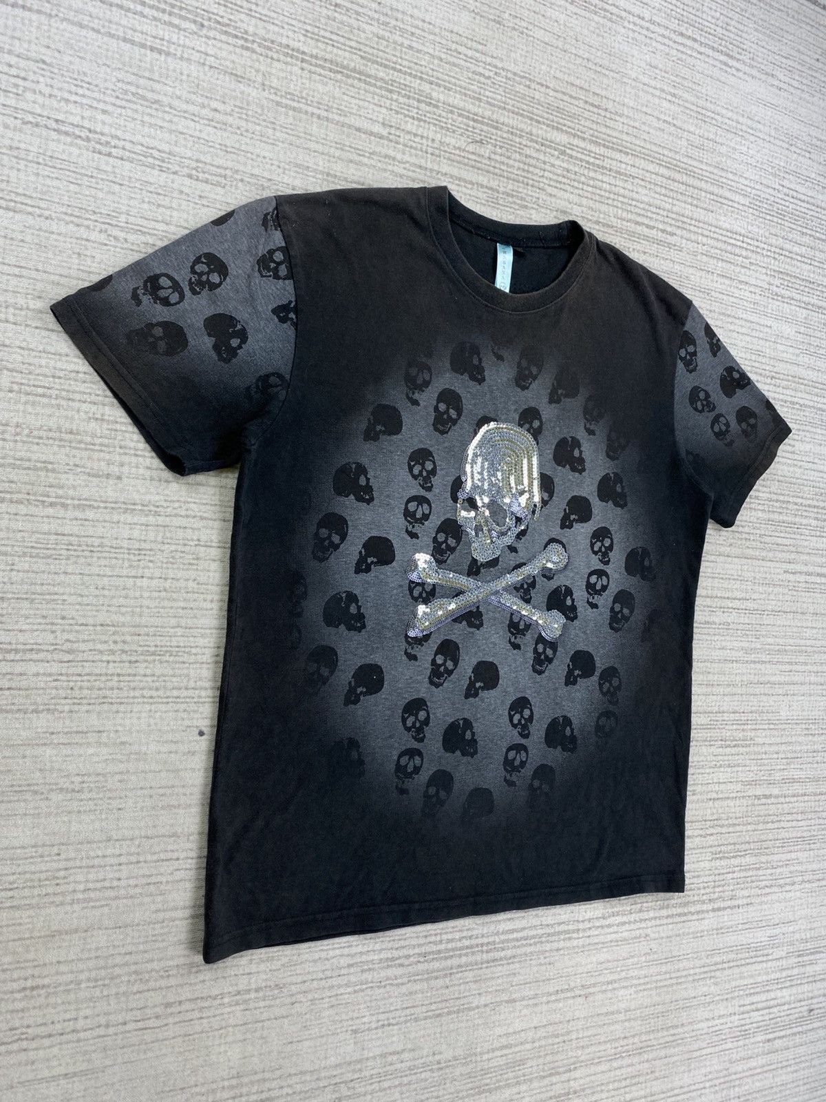 If Six Was Nine × Japanese Brand Vintage Habana Skull Big Printed Shortsleeve Shirt Size US M / EU 48-50 / 2 - 3 Thumbnail