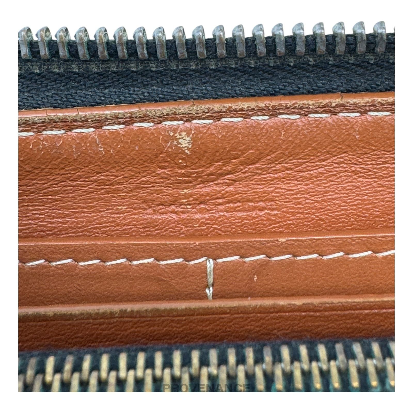 Goyard 🔴 Goyard Matignon Long Zipped Wallet - Black/Tan Size ONE SIZE - 3 Thumbnail