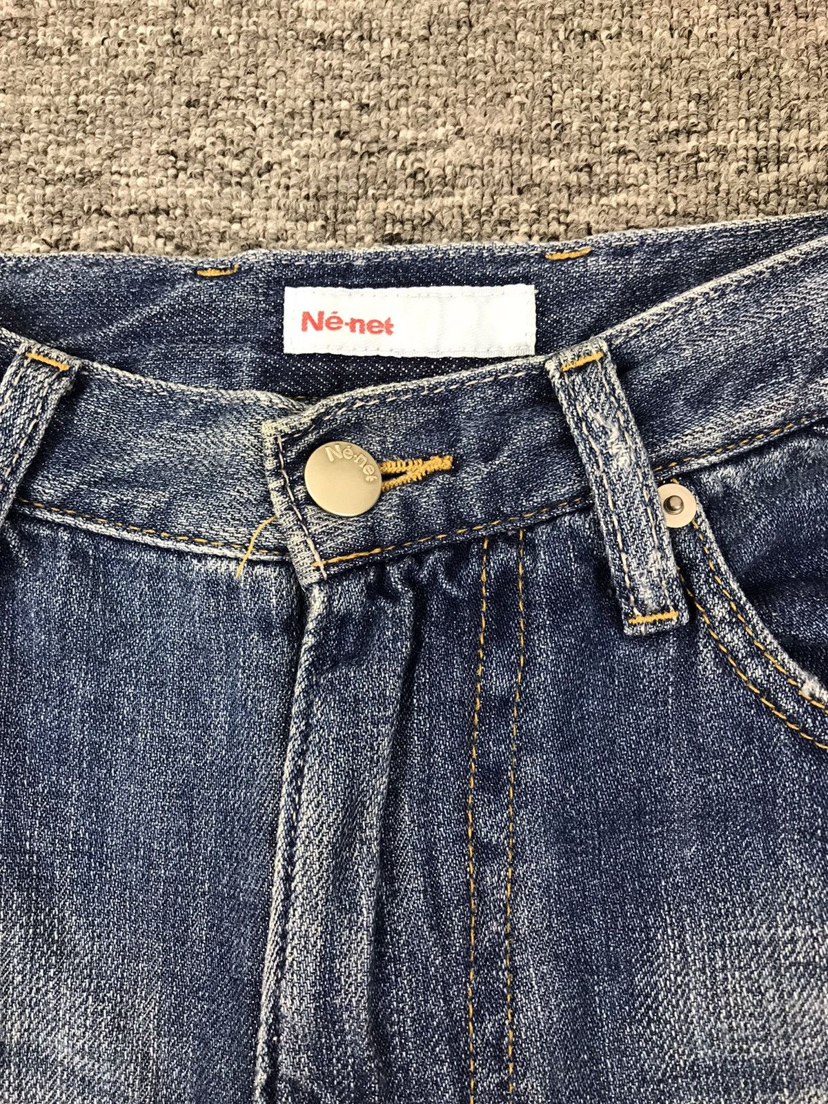 Issey Miyake × Japanese Brand × Ne-Net Ne-net denim sarouel pants Size US 32 / EU 48 - 4 Thumbnail