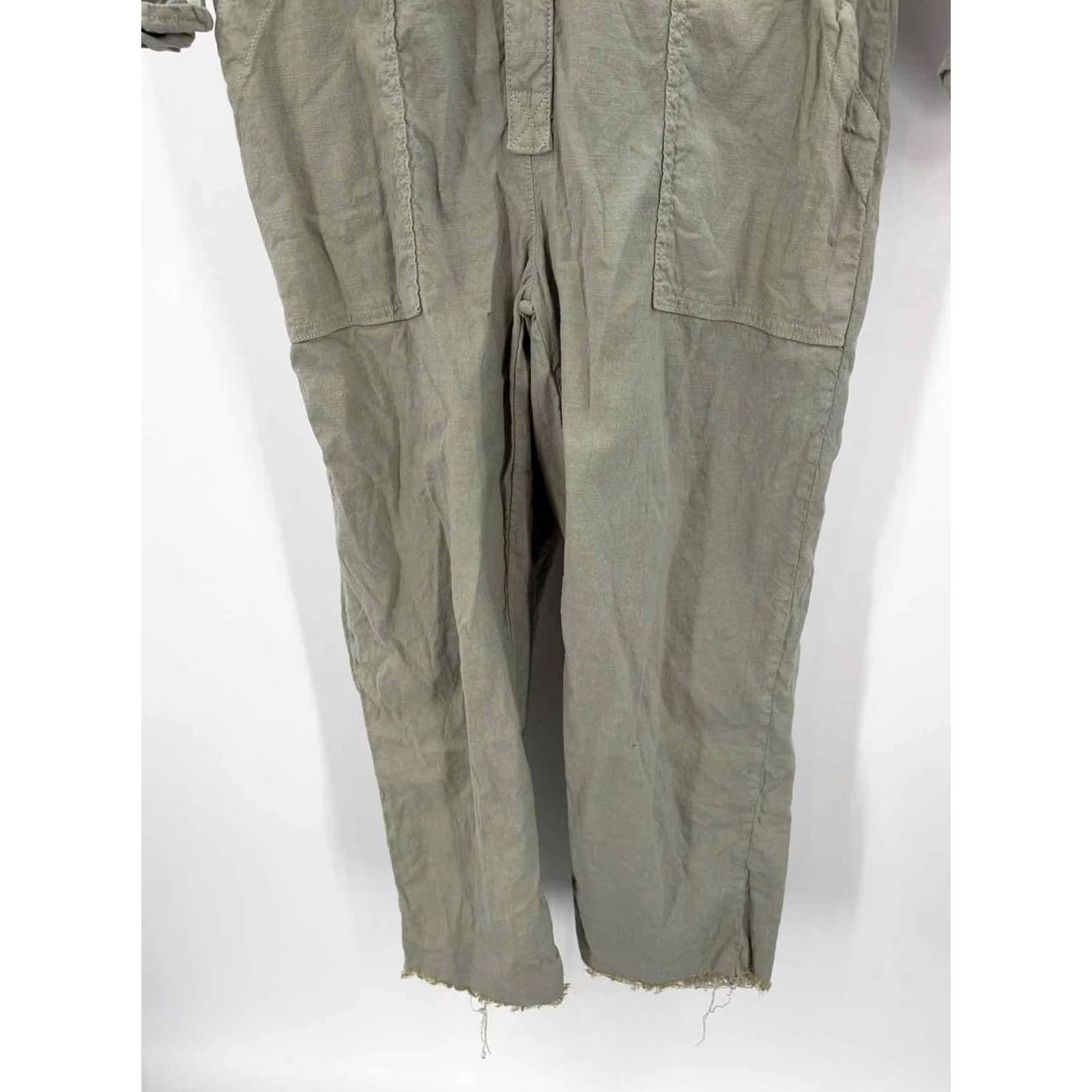 Frank & Eileen Frank & Eileen Jumpsuit XS Green Long Sleeve Pre-Owned Size XS / US 0-2 / IT 36-38 - 2 Thumbnail