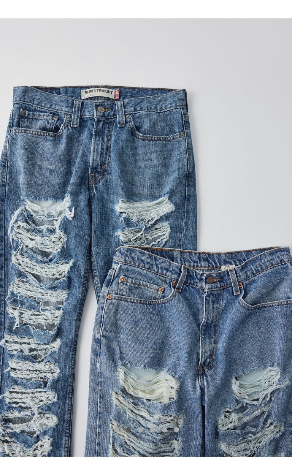 Vintage VINTAGE LEVIS Y2K denim Renewal Levis jeans Size 26" / US 2 / IT 38 - 1 Thumbnail