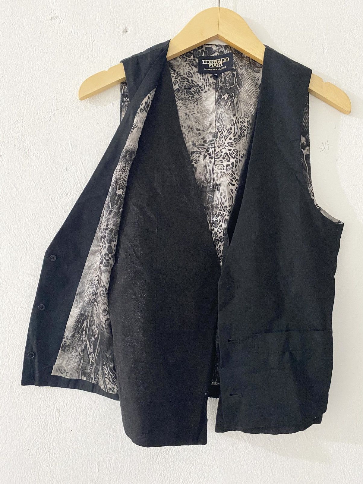 Tornado Mart Tornado Mart Leopard Pattern Button Up Vest Size US L / EU 52-54 / 3 - 4 Thumbnail