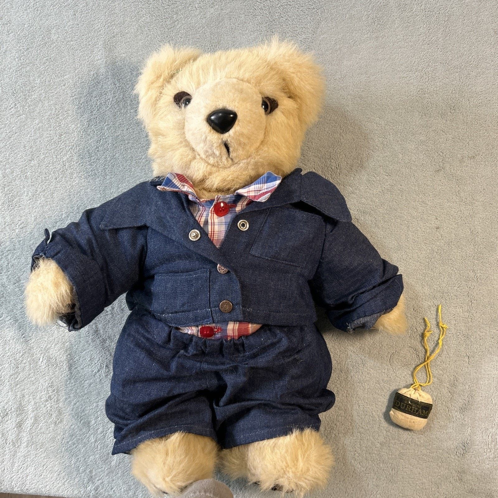 Polo Ralph Lauren VINTAGE STEIFF WHITE MOHAIR TEDDY BEAR LONG F EAR BUTTON 20" Size ONE SIZE - 2 Thumbnail