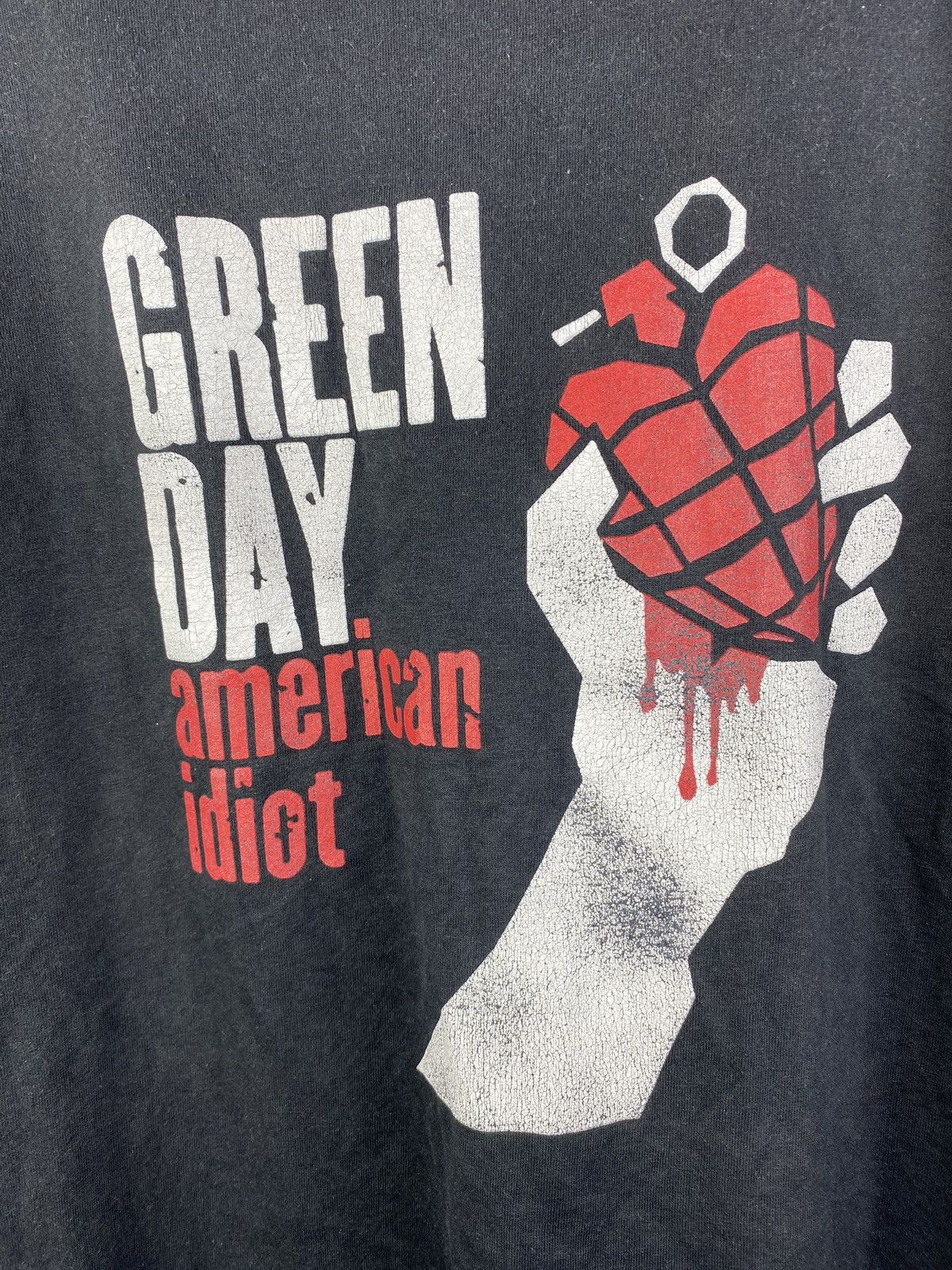 Band Tees × Vintage 🔥VNTG Green Day American Idiot Tour T-Shirt Black Punk Rock Size US L / EU 52-54 / 3 - 6 Thumbnail