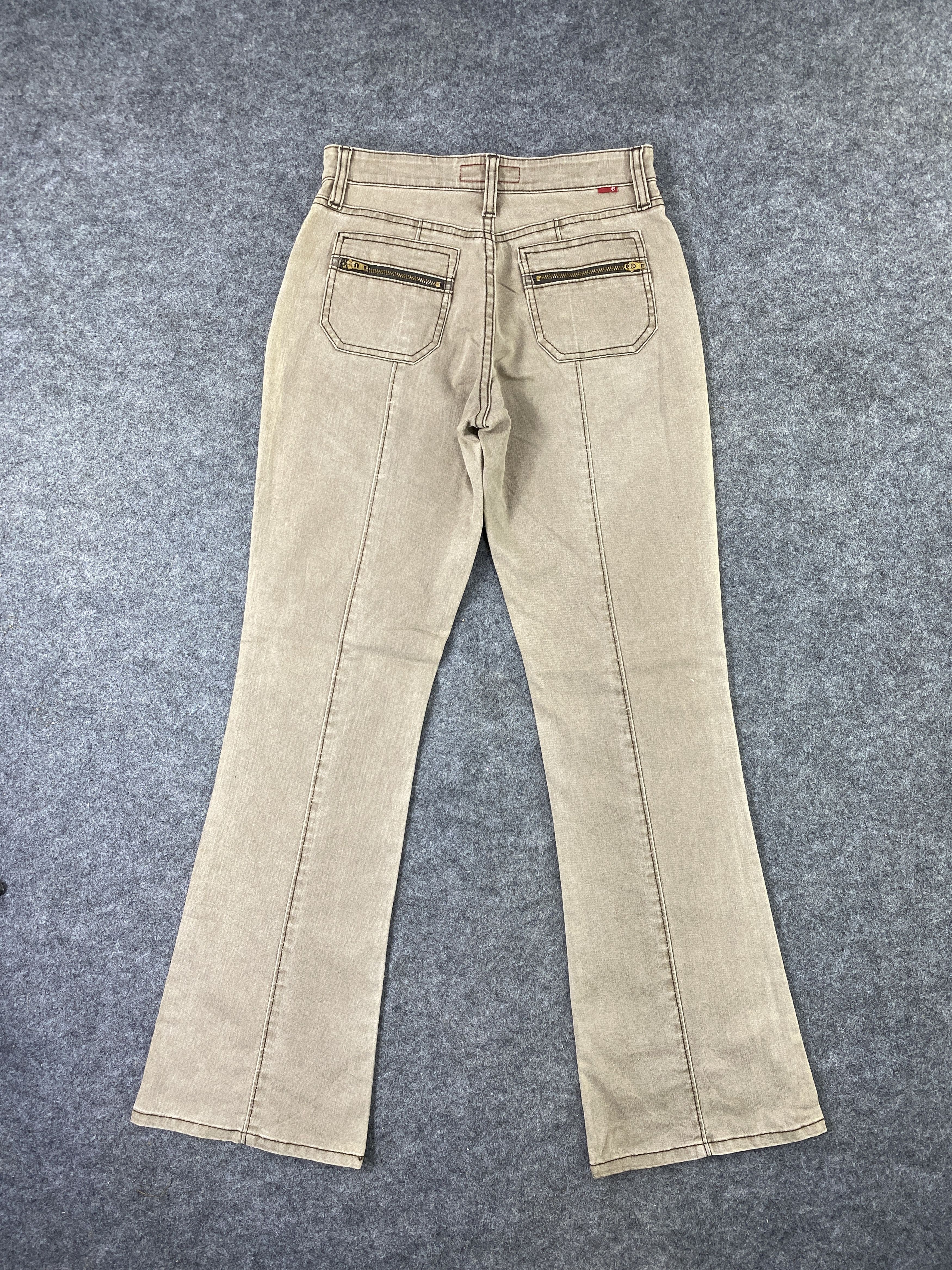 Japanese Brand Flash Flare Jeans - J1029 Size 26" / US 2 / IT 38 - 3 Thumbnail