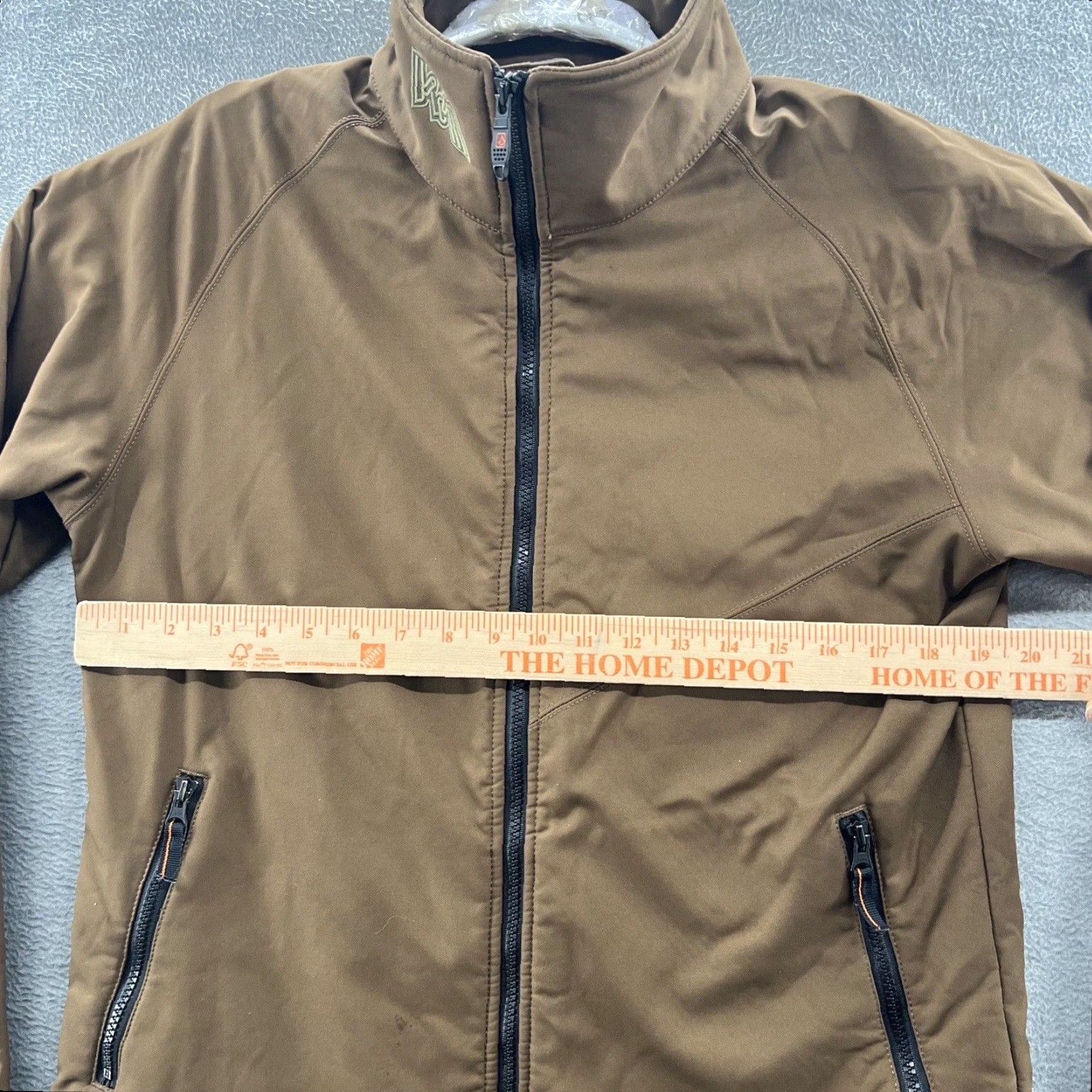 Volcom **Womens Size L Brown Volcom Full Zip Softshell Jacket** User: **Volcom Size L Womens Brown Full Zip Softshell Jacket** Size L / US 10 / IT 46 - 5 Thumbnail