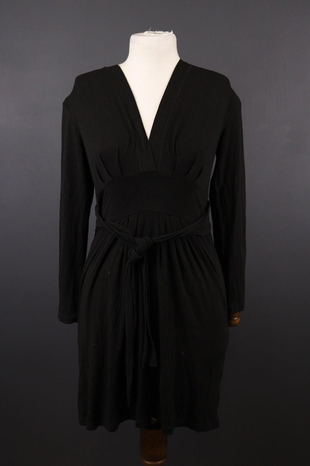 Other Bottega by Elisa Cavaletti Black A-Line Midi Dress Size L Size L / US 10 / IT 46 - 1 Thumbnail