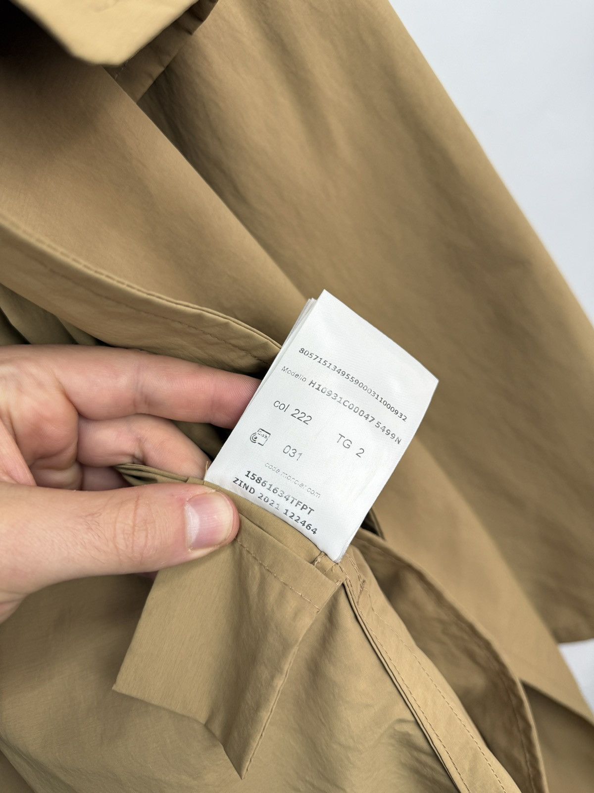 Moncler 🇮🇹 RRP $1155 Moncler Trench Coat Stribiden Rare Size M / US 6-8 / IT 42-44 - 16 Thumbnail