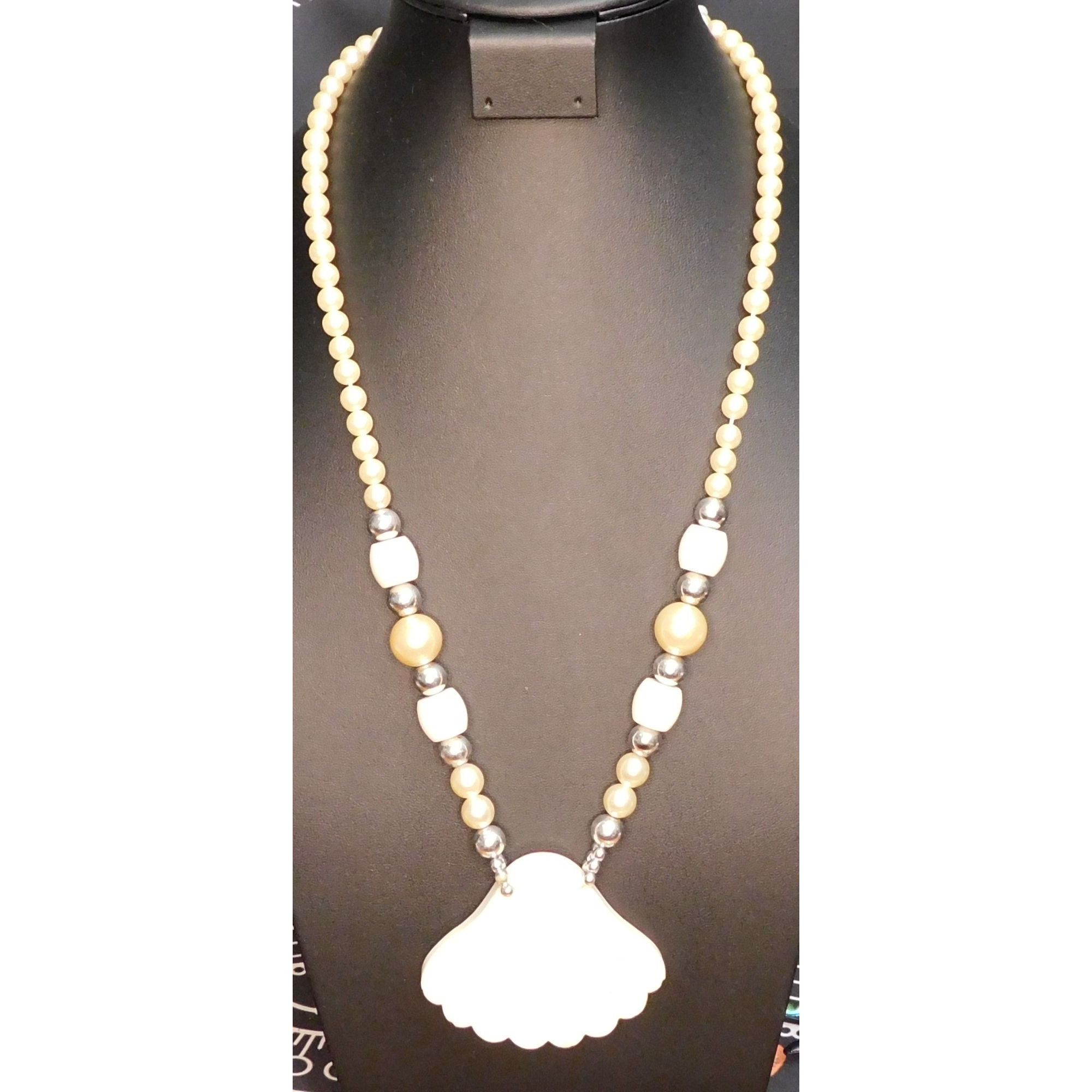 Other Mermaidcore Faux Pearl Seashell Pendant Necklace Size ONE SIZE - 4 Thumbnail