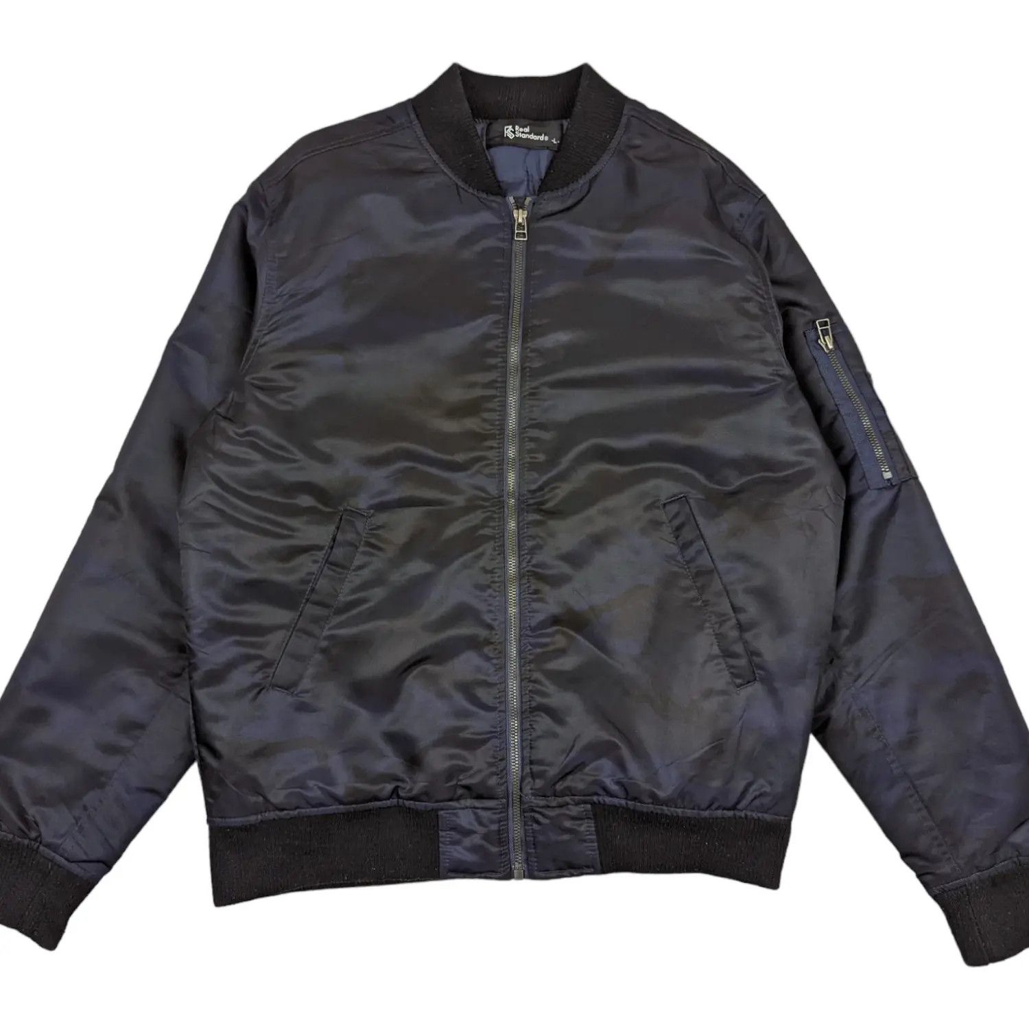 Japanese Brand Japan REAL STANDARD Camouflage Bomber Style Jacket Size US M / EU 48-50 / 2 - 2 Thumbnail
