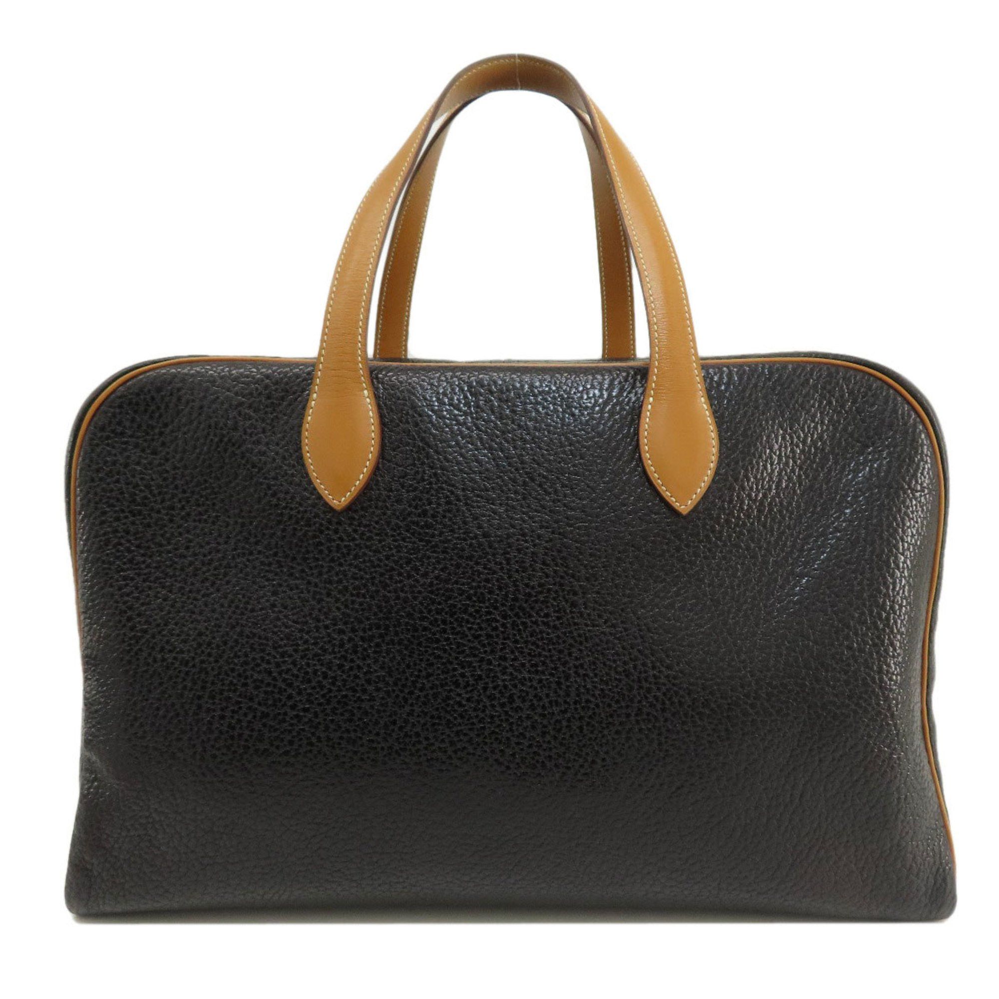 image of Hermes Victoria 43 Black Tote Bag Ardennes Women's Hermes