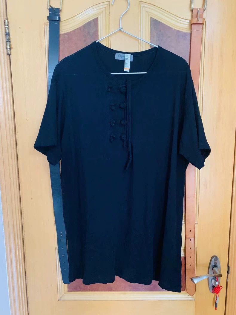 Yohji Yamamoto Yohji Yamamoto Elegant Black Design by Yohji Yamamoto Size US L / EU 52-54 / 3 - 2 Thumbnail