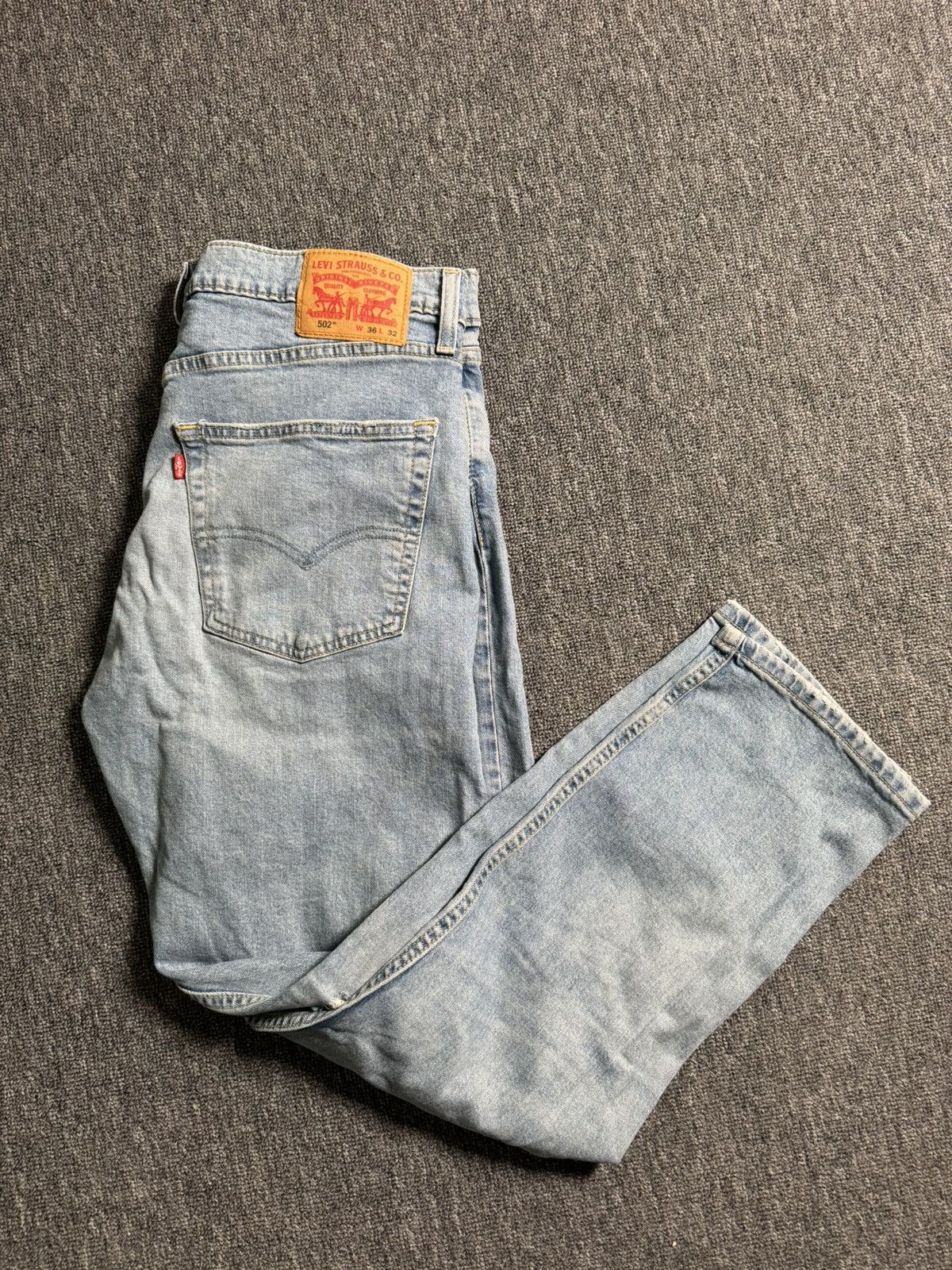Levi's × Levi's Vintage Clothing Levi’s 502 Men’s 36x32 Distressed Jeans Regular Fit Size US 36 / EU 52 - 3 Thumbnail