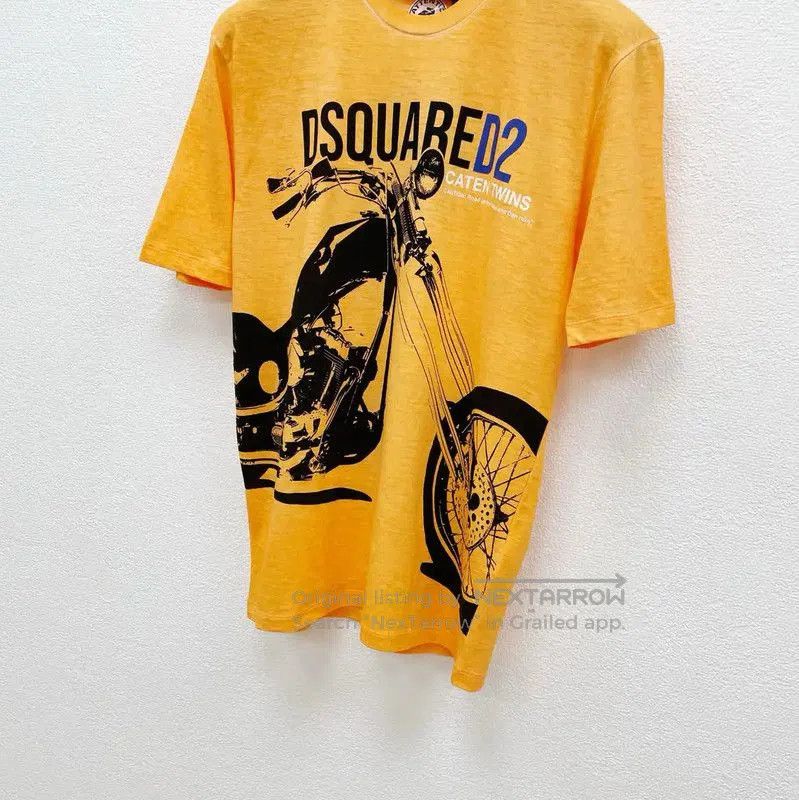 Dsquared2 DSQUARED2 Summer Yellow Cotton T-Shirt . Size US S / EU 44-46 / 1 - 3 Thumbnail