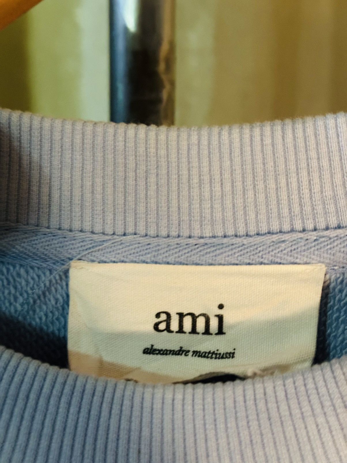 AMI Ami Paris Ami De Coeur Tonal Crewneck Size US M / EU 48-50 / 2 - 4 Thumbnail