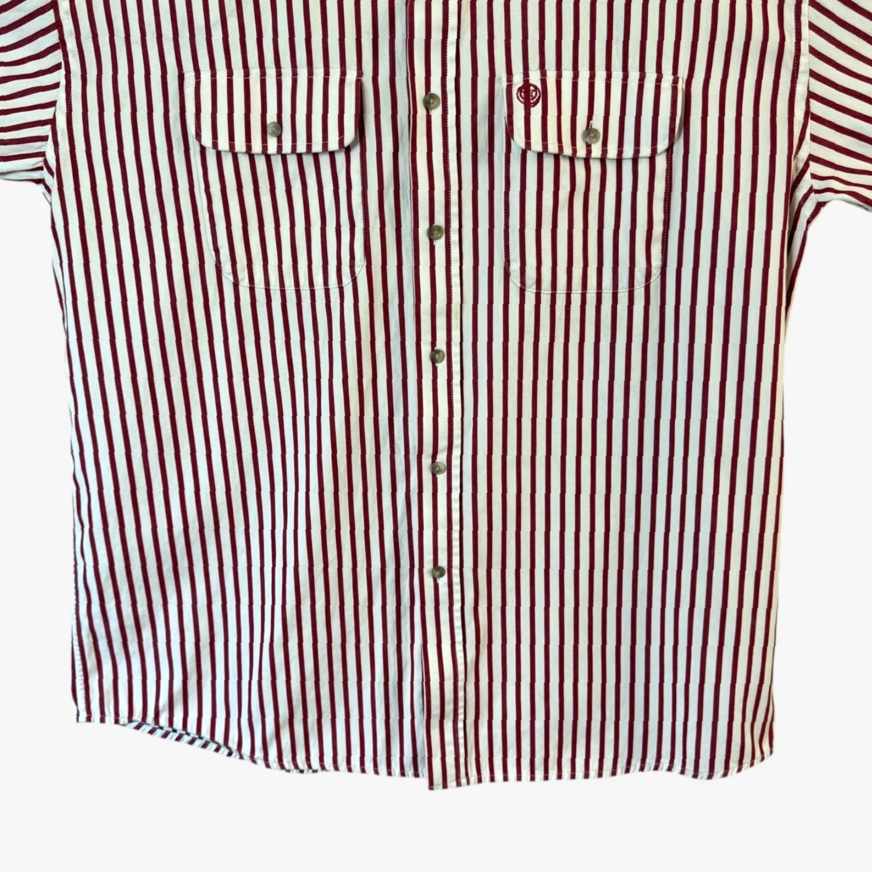 Wrangler VINTAGE Wrangler George Strait Cowboy Shirt Men's XL Striped Button-Down Western Cotton Embroidered Pockets Red & White" Size US XL / EU 56 / 4 - 6 Thumbnail