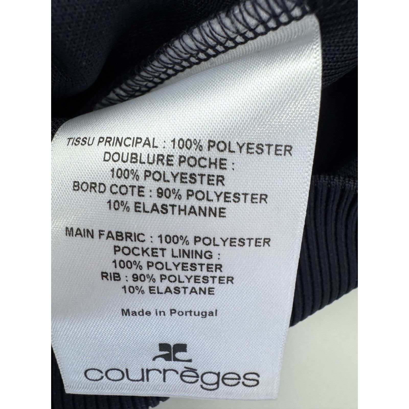 Courreges Courrèges logo-embroidered track jacket XS Navy Blue Size US XS / EU 42 / 0 - 4 Thumbnail