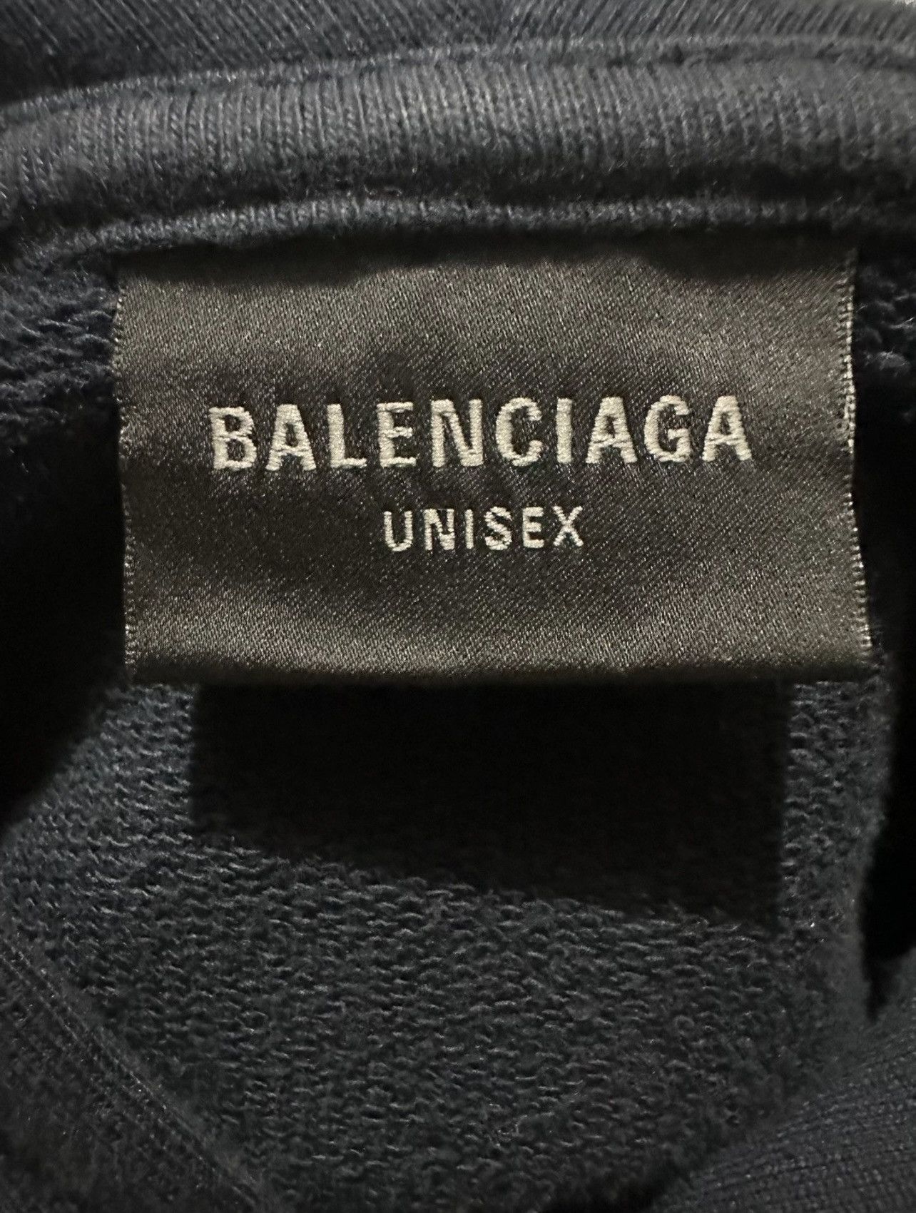 Balenciaga Balenciaga AW22 Polo Hoodie Blue Color Sz.1 Size US S / EU 44-46 / 1 - 4 Thumbnail