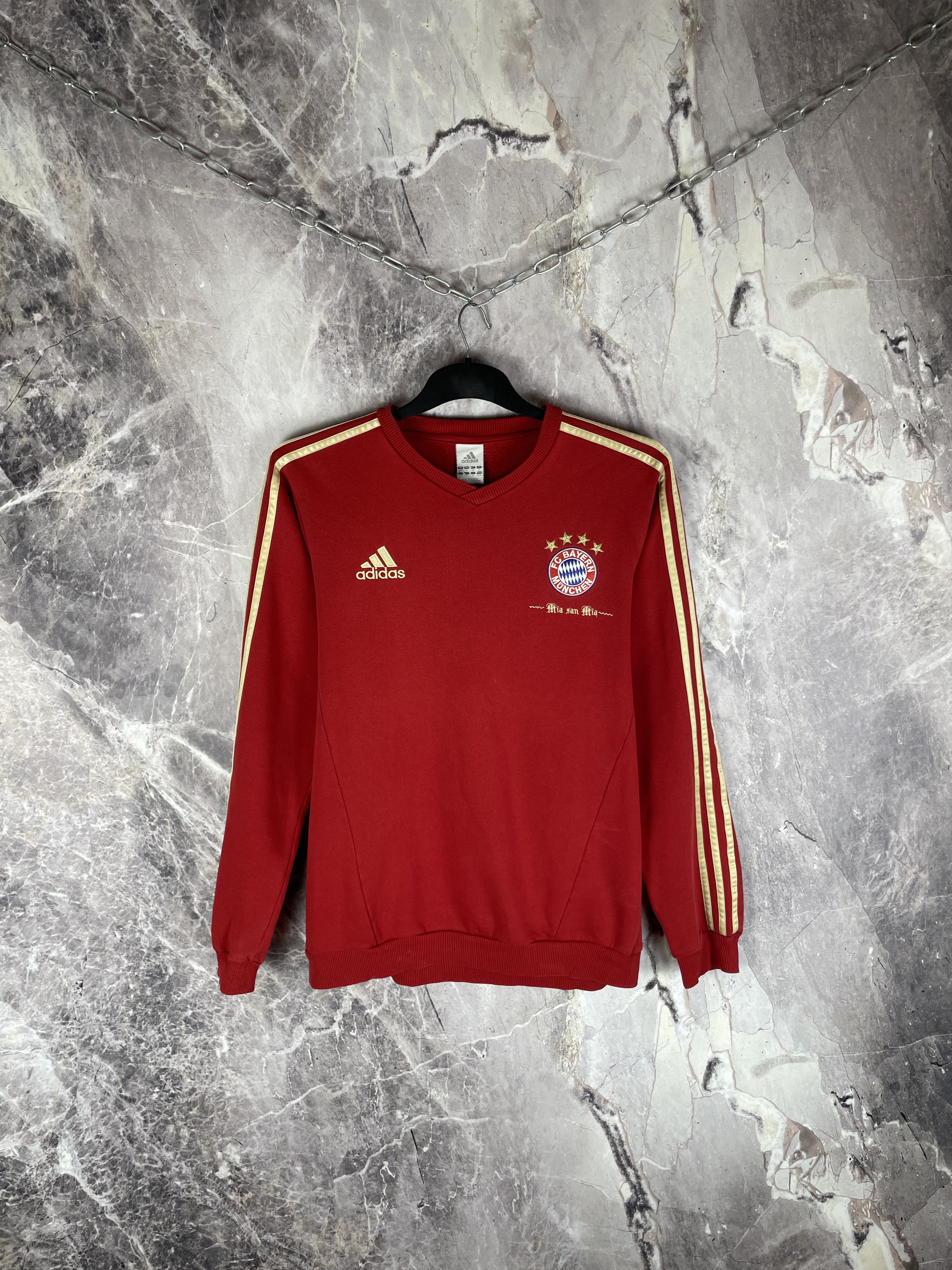 Adidas Vintage Bayern Munich Football Sweatshirt Soccer Size US M / EU 48-50 / 2 - 1 Thumbnail