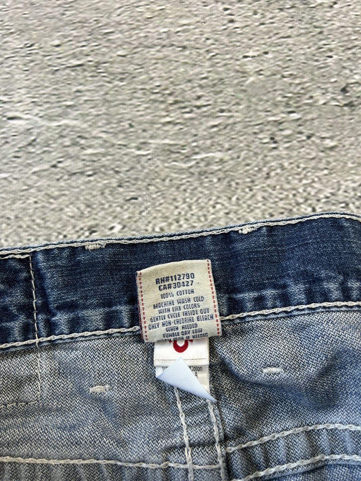 True Religion True Religion blue jeans white thick stitching Y2K Size US 28 / EU 44 - 10 Thumbnail