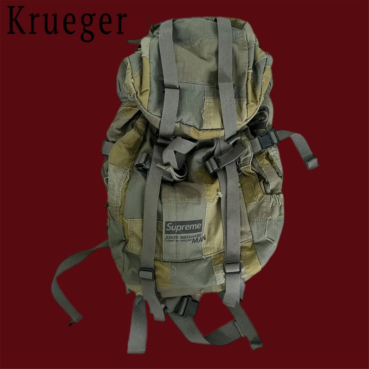 Supreme Supreme x Junya Watanabe Olive Backpack Size ONE SIZE - 2 Thumbnail